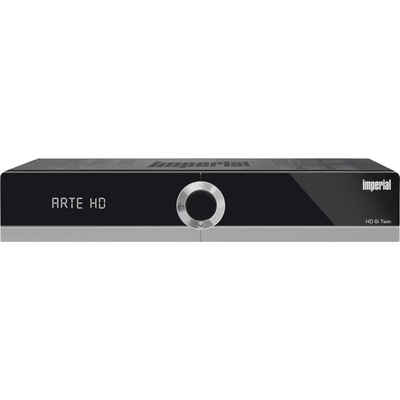 IMPERIAL by TELESTAR HD 6i Twin HDTV Twin Sat Receiver Satellitenreceiver (LAN (Ethernet), WLAN (Wi-Fi), Sat to IP, AAC, USB PVR Ready, TimeShift, USB Mediaplayer)