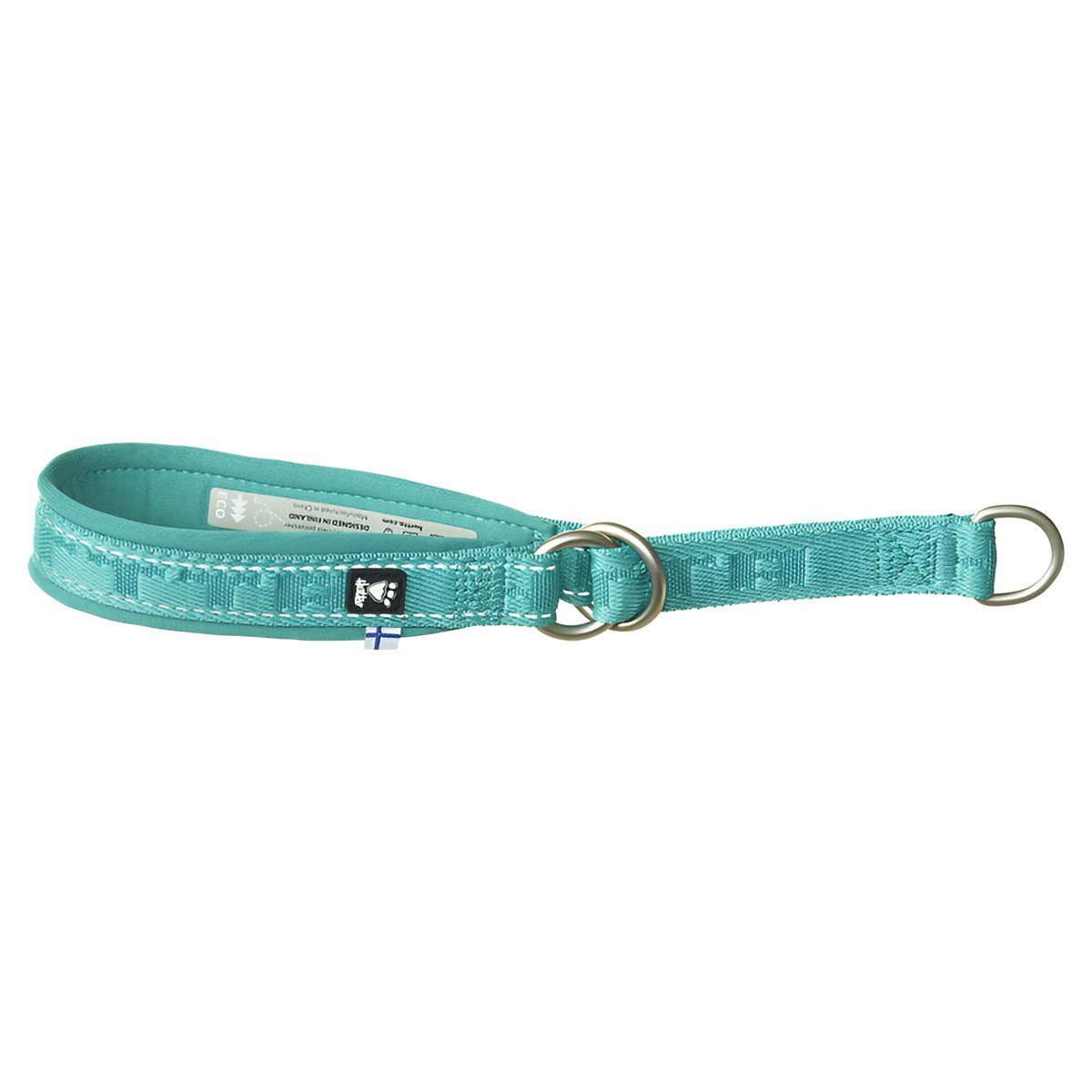 HURTTA Hunde-Halsband ECO Casual Half Choke Halsband peacock (petrol)