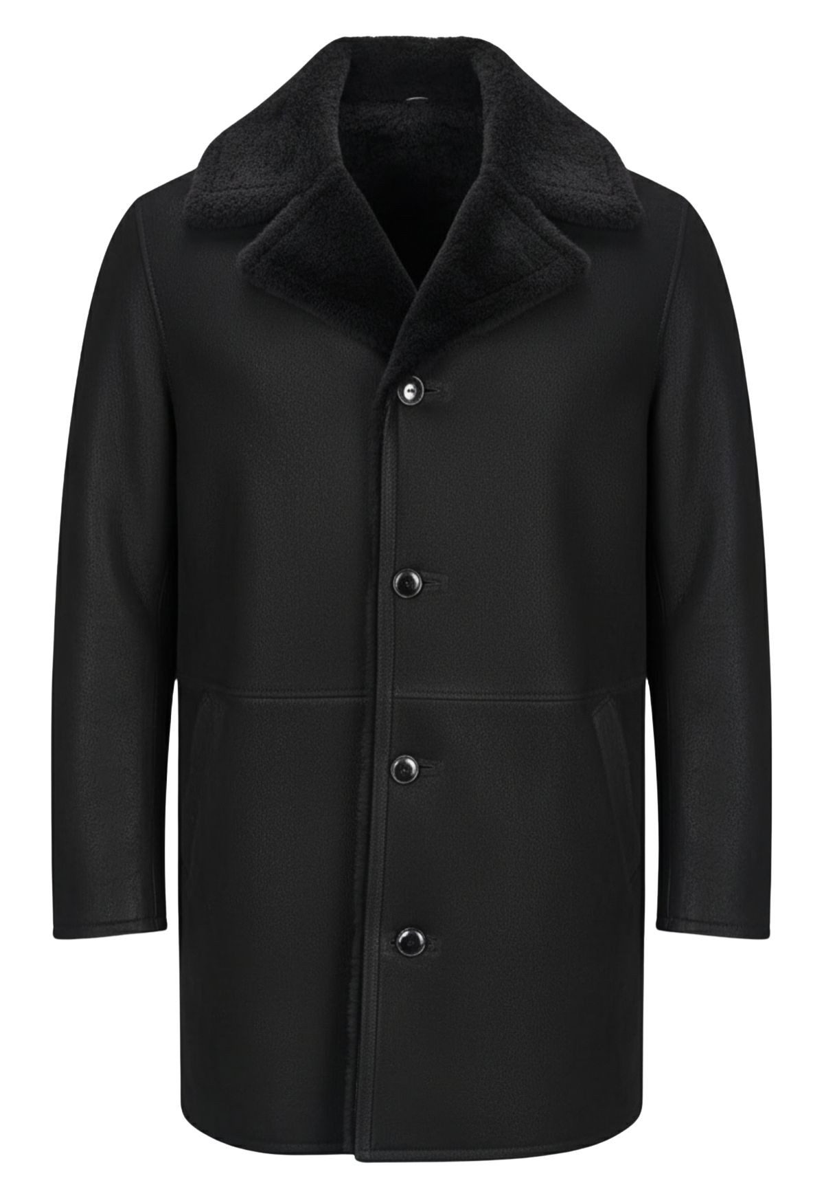 Hollert Winterjacke Lammfelljacke - MARTIN SCHWARZ