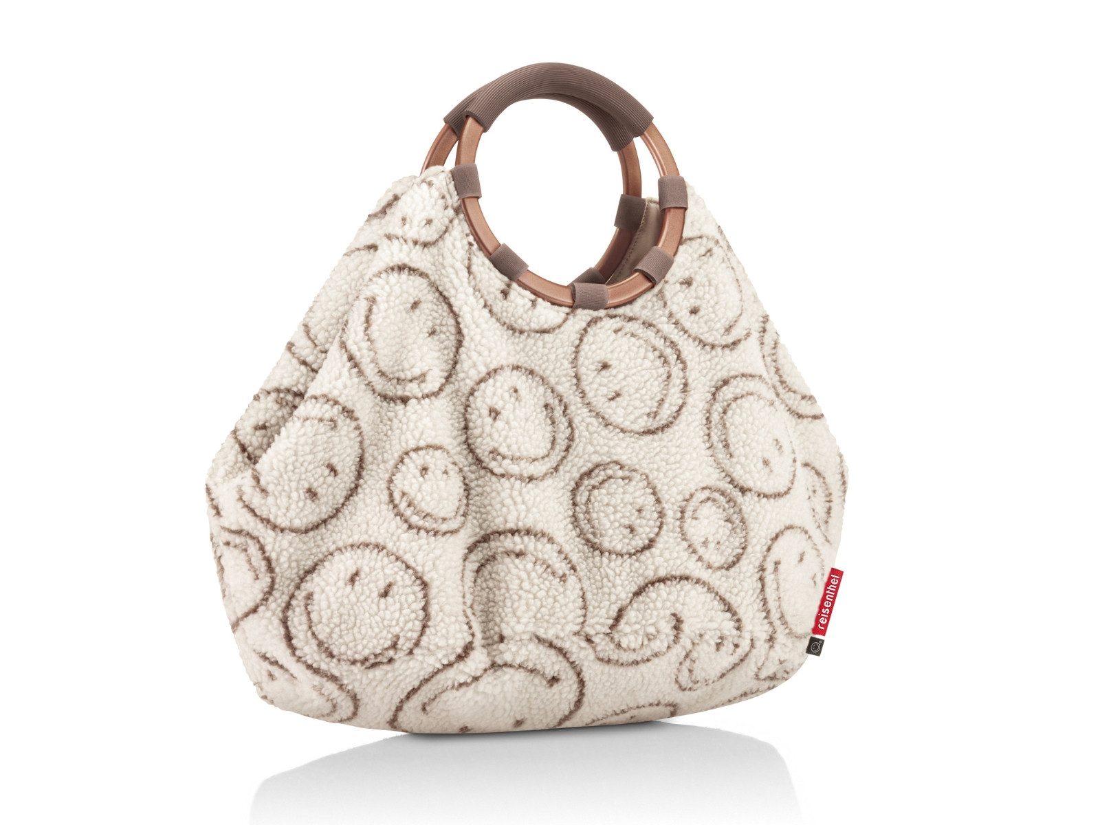 REISENTHEL® Tragetasche loopbag hobo smiley® teddy chocolate – Bild 3 von 4
