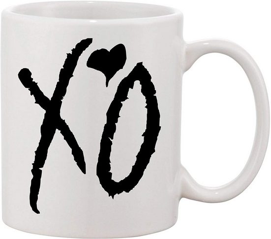 Youth Designz Tasse »XO Weeknd Kaffeetasse Geschenk mit trendigem Logo Print«, Keramik