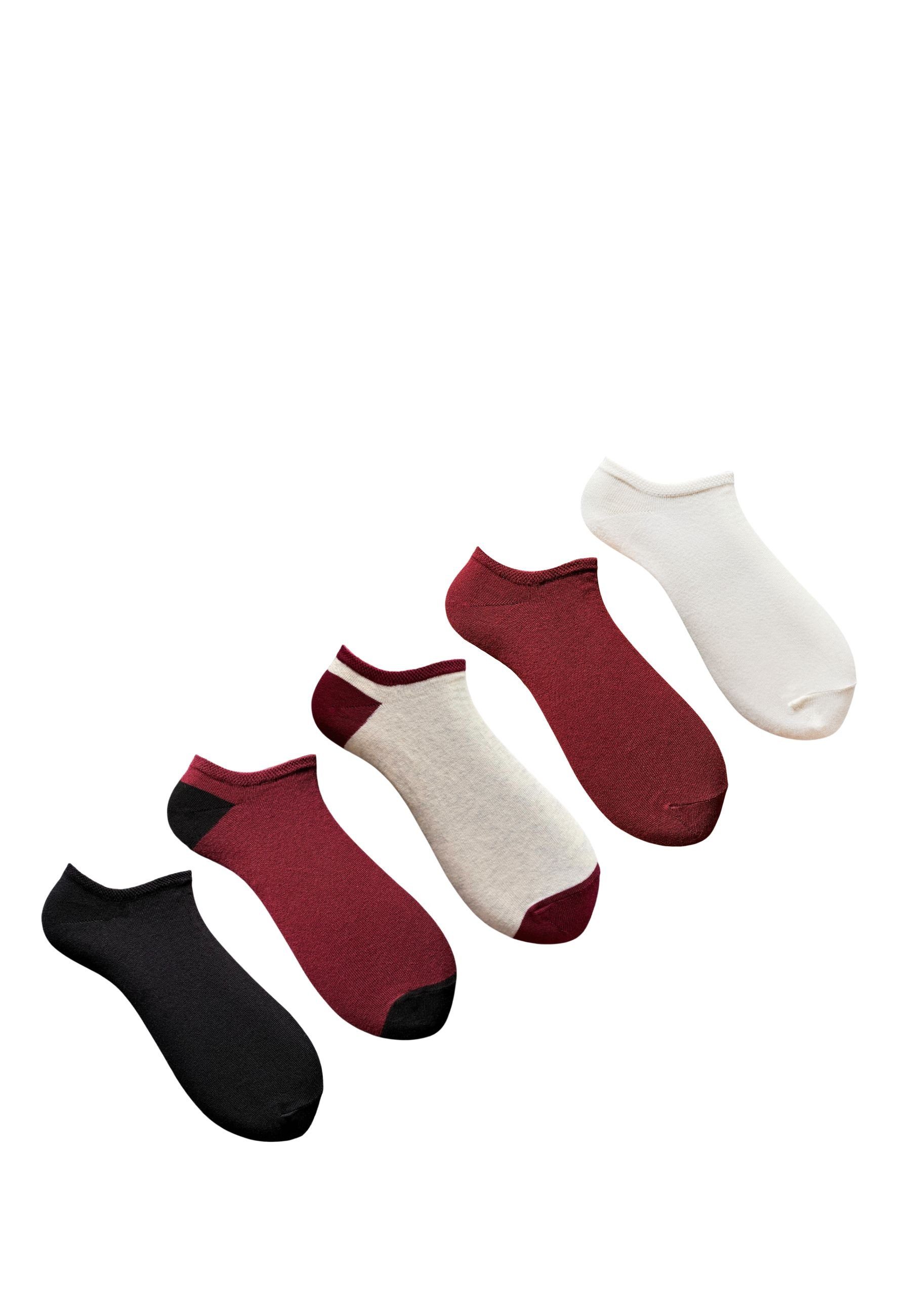 HESE SOX Sneakersocken Sneakersocken 5 PAAR BAUMWOLLE SNEAKERSOCKEN NO.16 Bunt