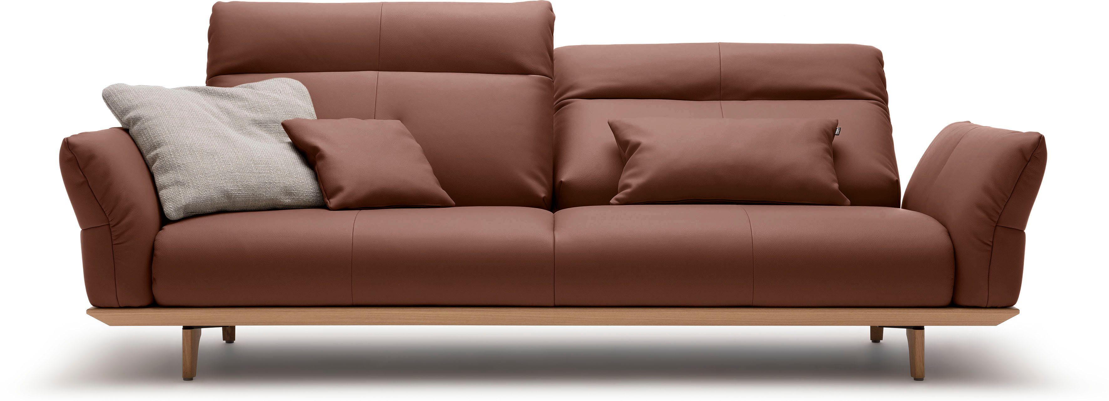 hülsta sofa 3,5-Sitzer hs.460, Eiche, cm Sockel in Füße 228 Eiche natur, Breite