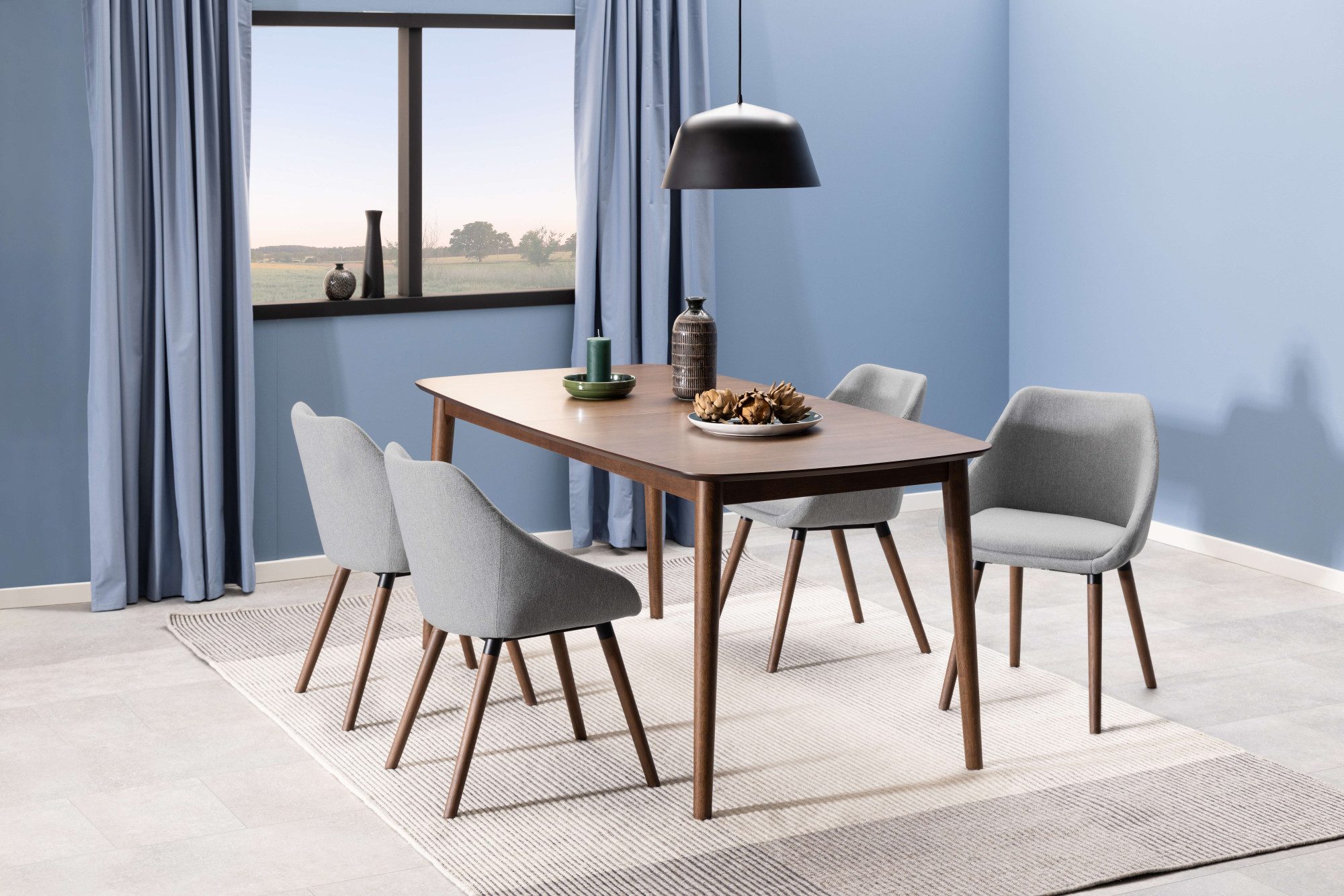 ACTONA GROUP Esstisch Montreux Tisch, Breite 219 cm, Auszug, Nussbaumfurnie günstig online kaufen