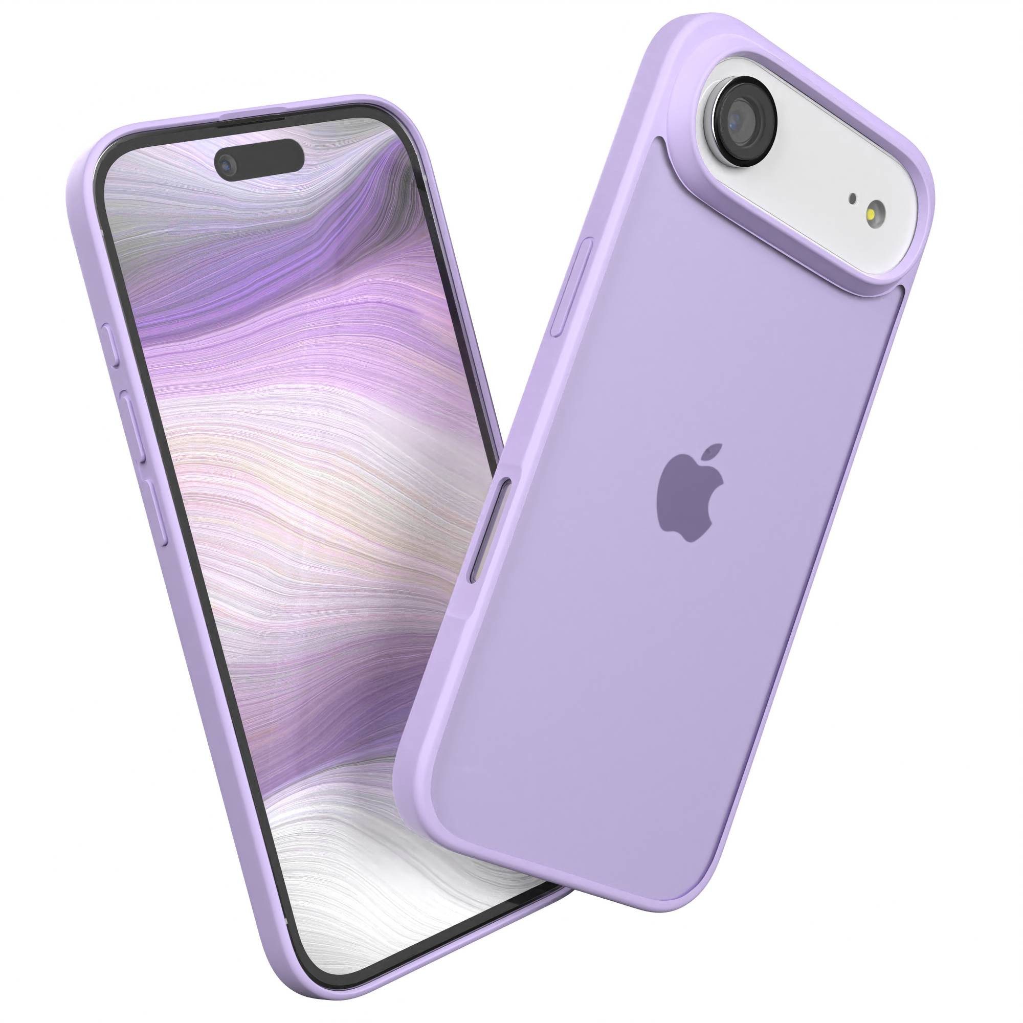 EAZY CASE Handyhülle Outdoor Case für Apple iPhone Air 6,5 Zoll, Schutzhülle mit Kameraschutz Robust Schutzhülle stoßfest Lila Lavendel