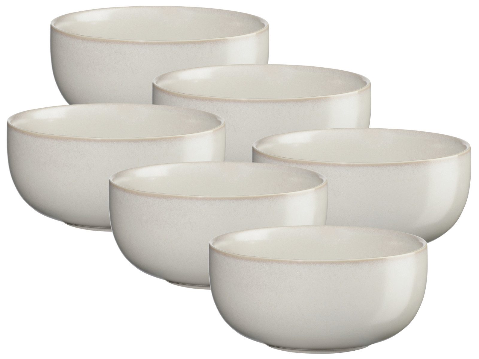 Geschirr-Set Selection COPPA Müslischale tofu 13,5cm Set6