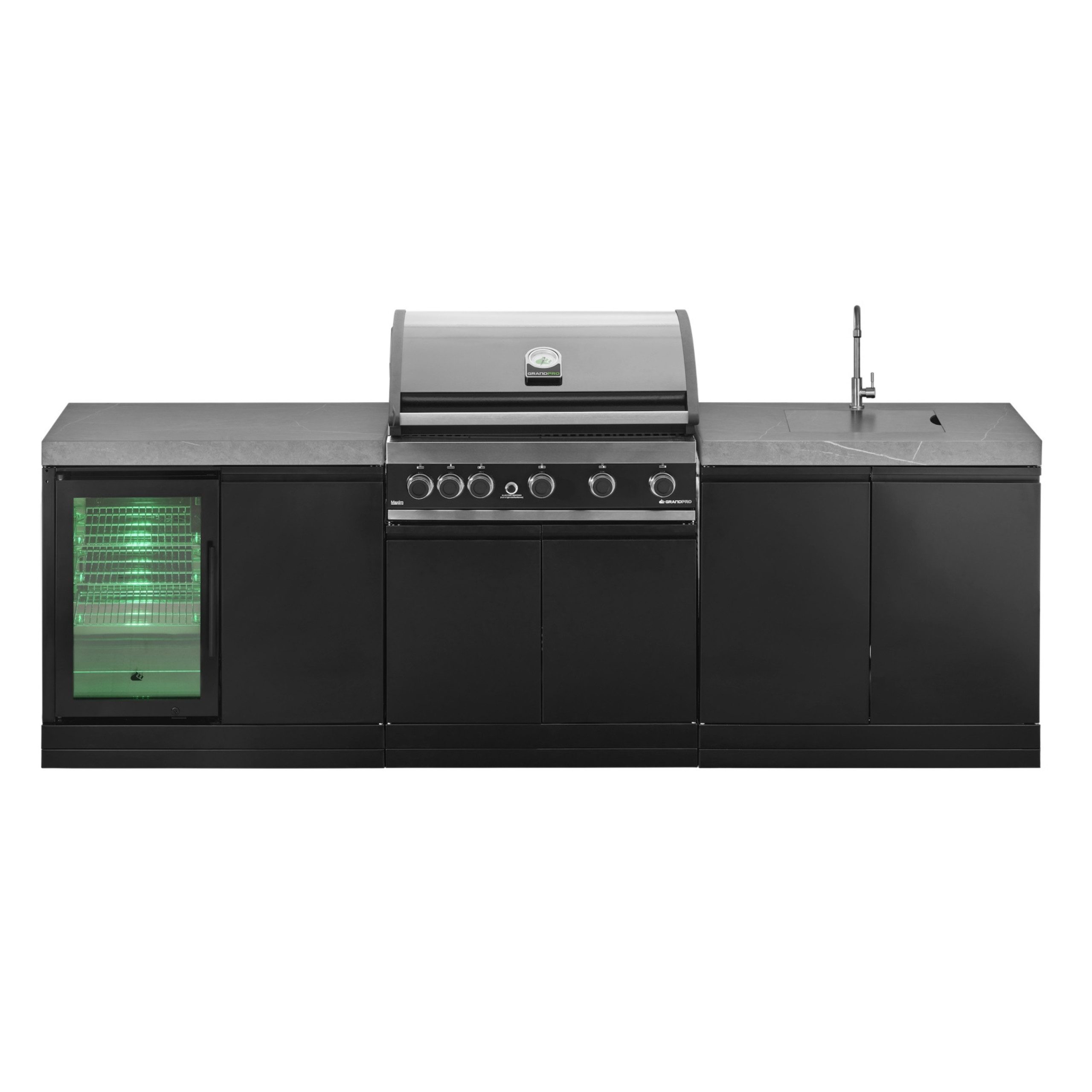 Grandpro Gasgrill Grandpro Outdoorküche 262 Series Küchenmodul mit Maxim G5 Gasgrill