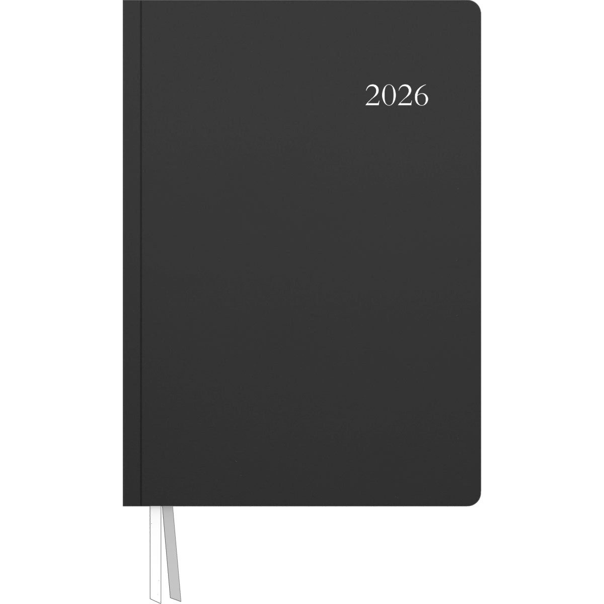ZETTLER Buchkalender Terminbuch 886 21x29,7cm 1 Tag/1 Seite anthrazit 2026