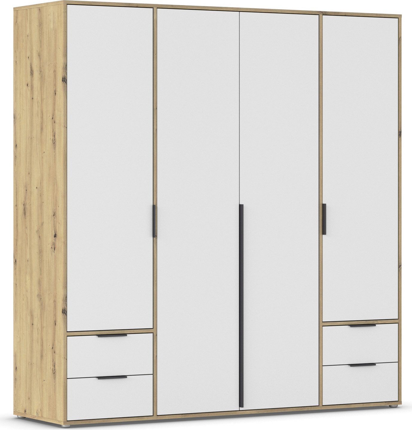 rauch Drehtürenschrank "Kleiderschrank Schrank Garderobe Wäscheschrank NAGA günstig online kaufen