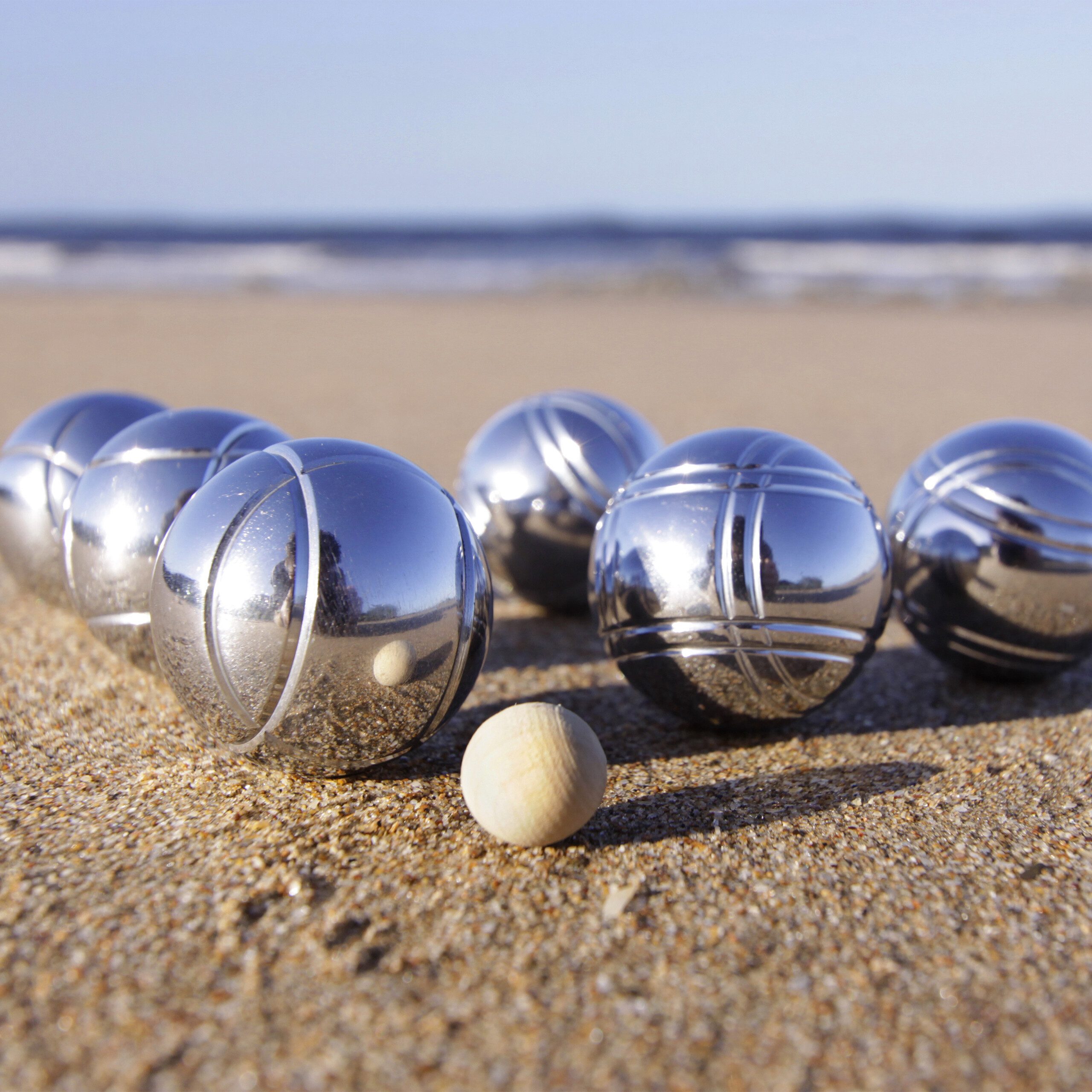 relaxdays Spielzeug-Gartenset 8 Boule Kugeln im Set, (8er Set) günstig online kaufen