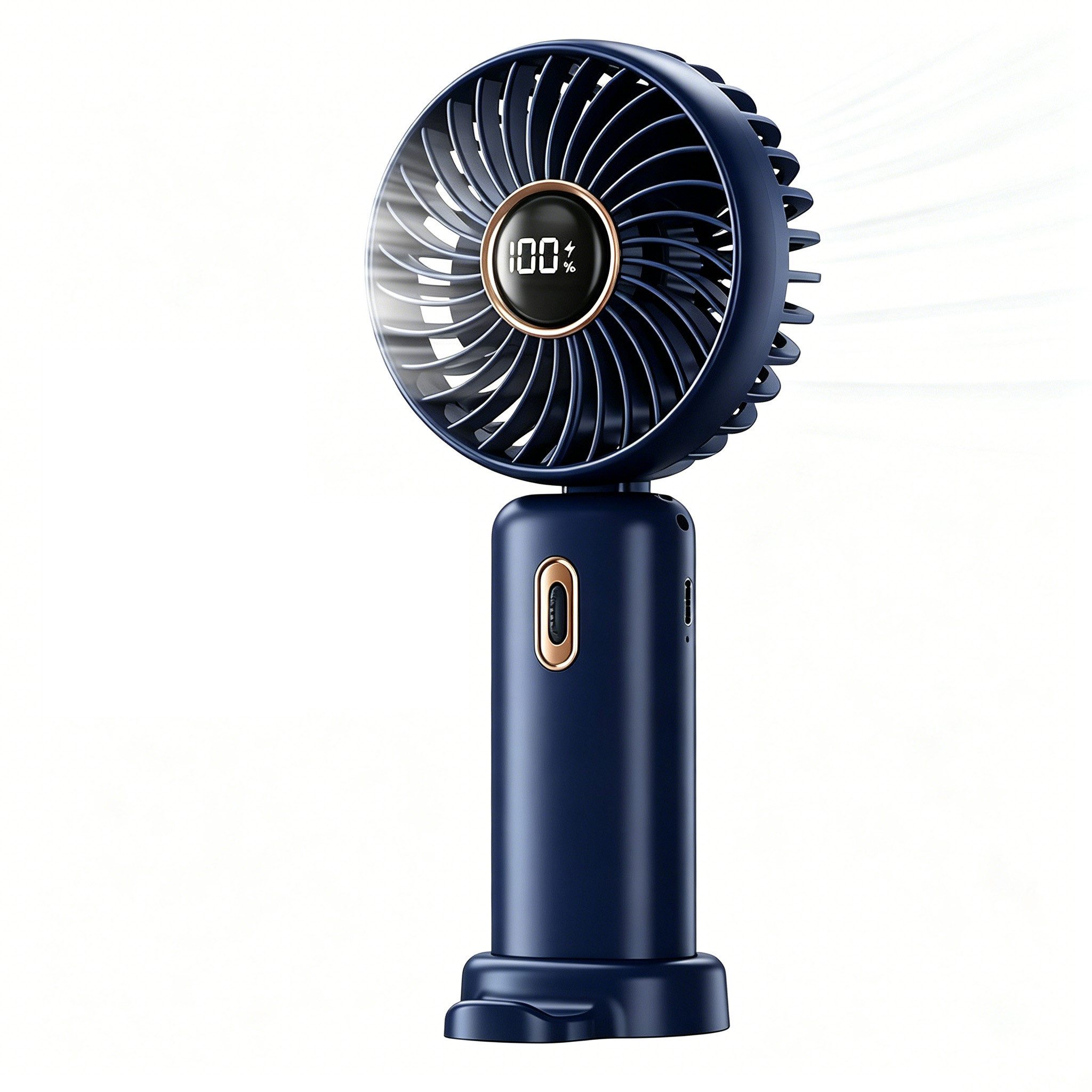 nsihing Handventilator Handventilator klappbar/wiederaufladbar mit Smartphonehalterung, Klein-Hand-Held-USB-Fan Portable Ventilatoren Kleiner