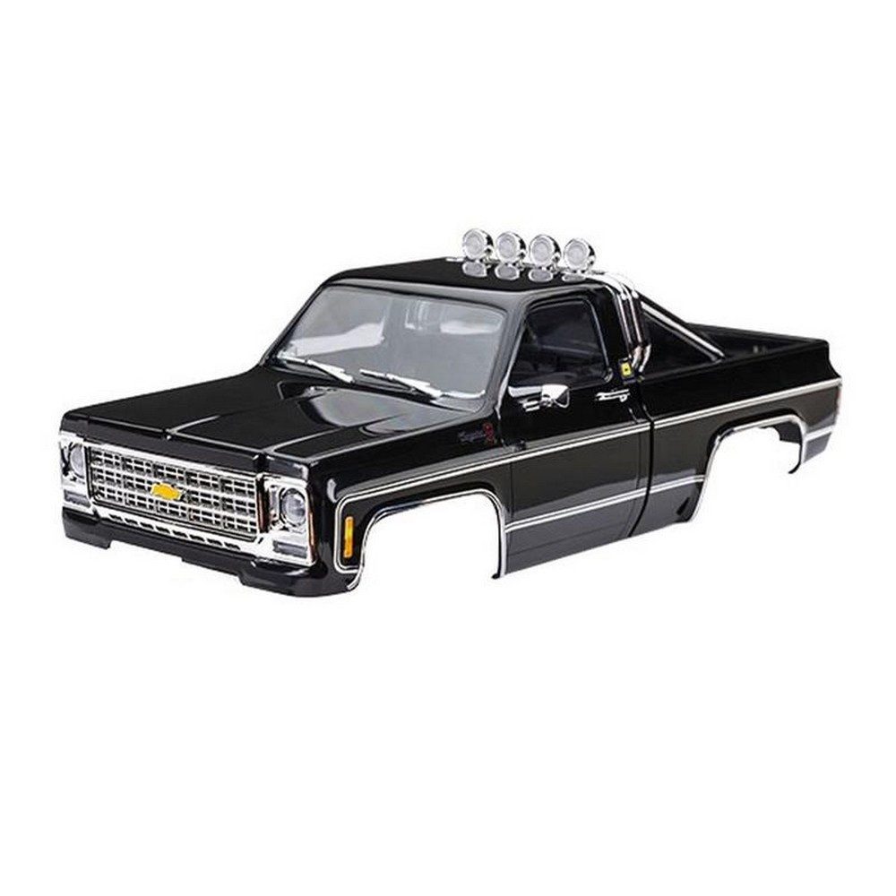 Modellbausatz Karosserie TRX-4M High Trail Chevy K10 schwarz komplett TRX-9811-BLK