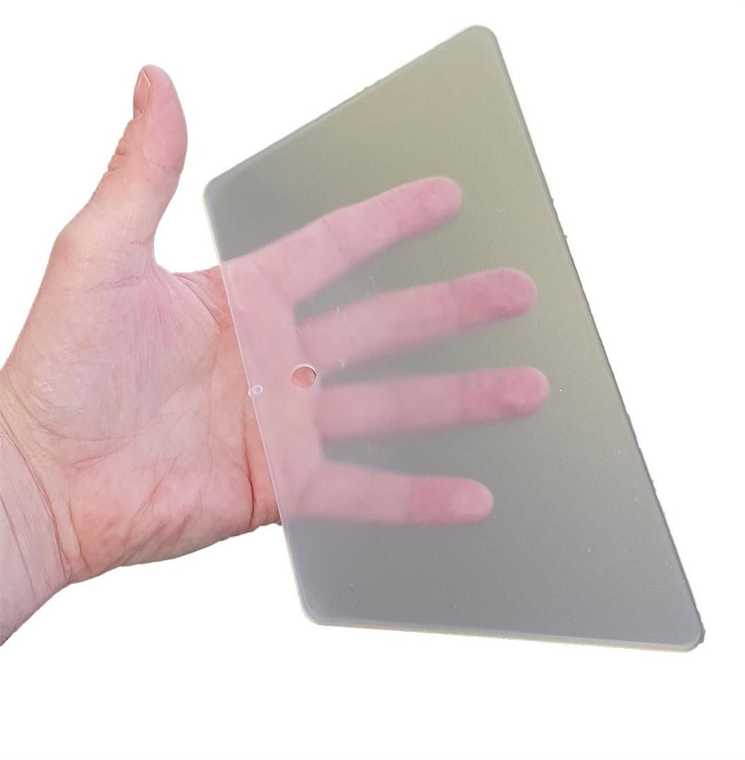 varivendo Tapetenspachtel Tapetenandrückspachtel transparent 225mm 1 Stück (Stück, 1-St., Tapetenandrückspachtel) Tapezierspachtel Tapeten-Andrückspachtel Tapetenandrückspachtel