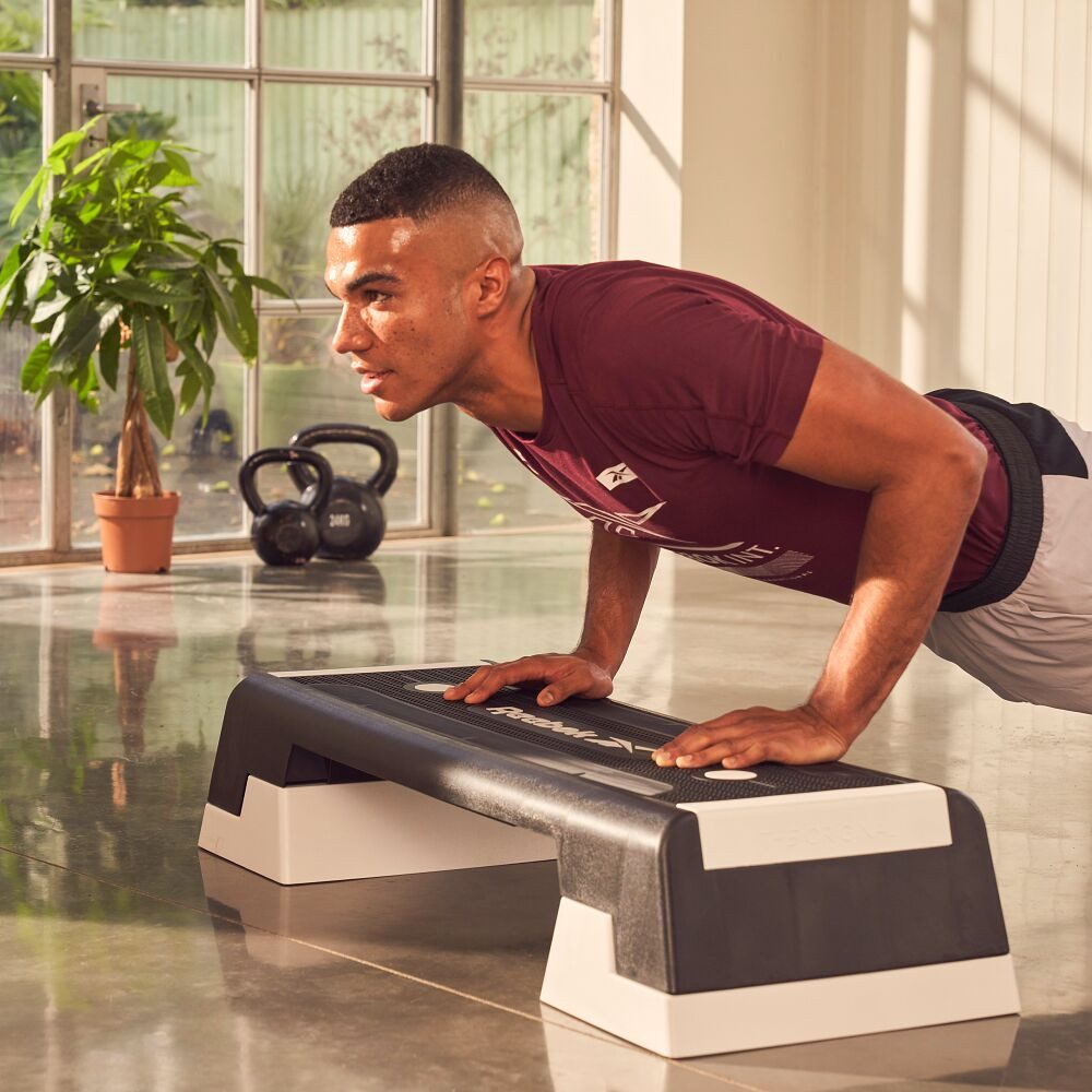 Reebok Stepper Aerobic-Stepper The Original, Für Cardio-, Kraft- und Kerntraining zu Hause und im Studio