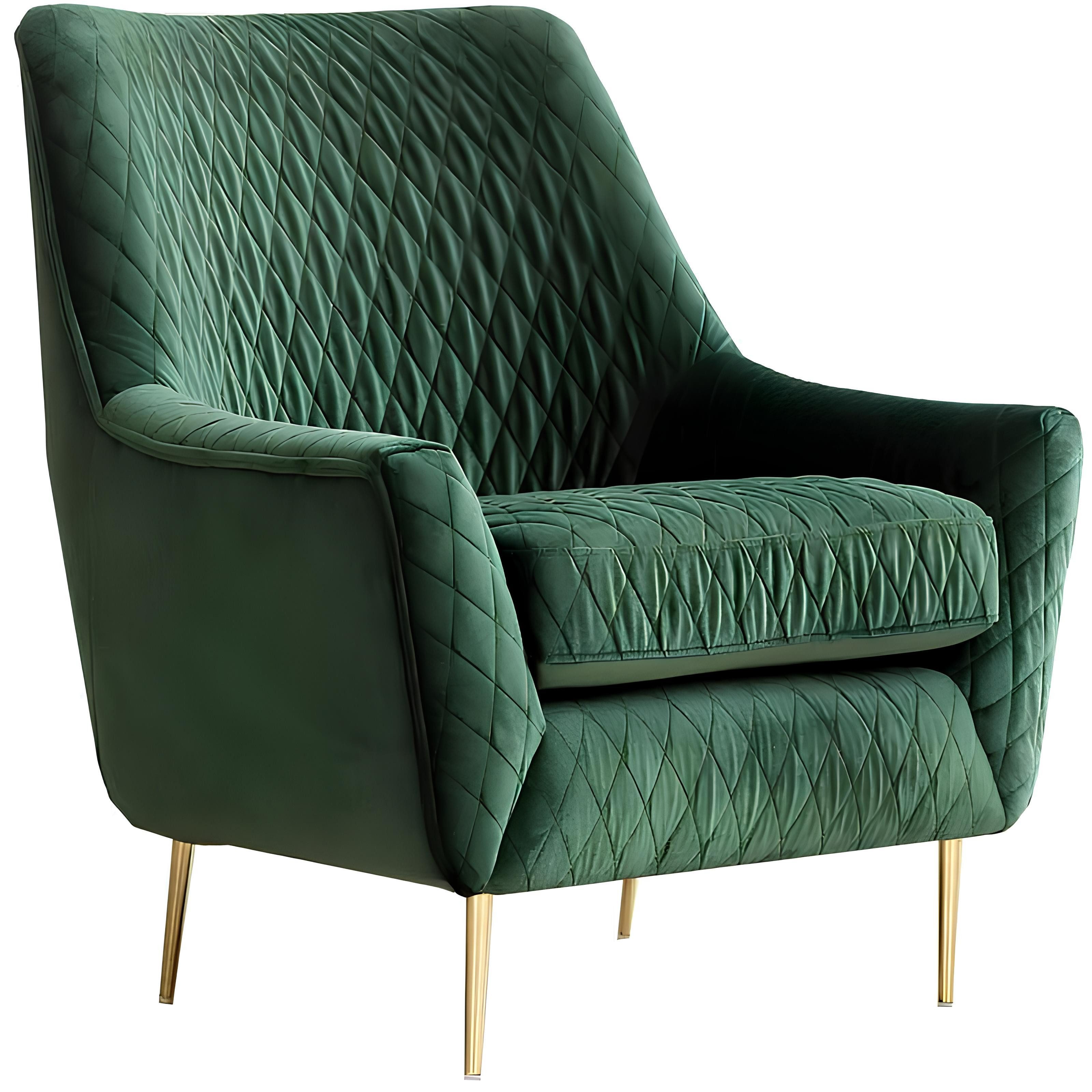 Xlmoebel Loungesessel Grüner Relaxsessel aus Leder und Textil mit hochwertiger Polsterung (1-St., Sessel), Hergestellt in Europa
