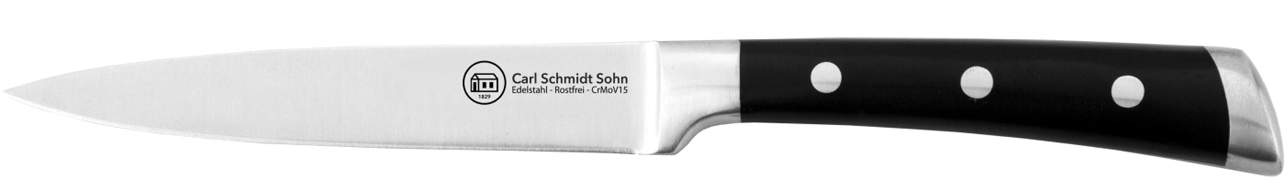 Carl Schmidt Sohn Universalküchenmesser HERNE, 13 cm, Edelstahl rostfrei, mit ergonomischem Griff und Messerkropf