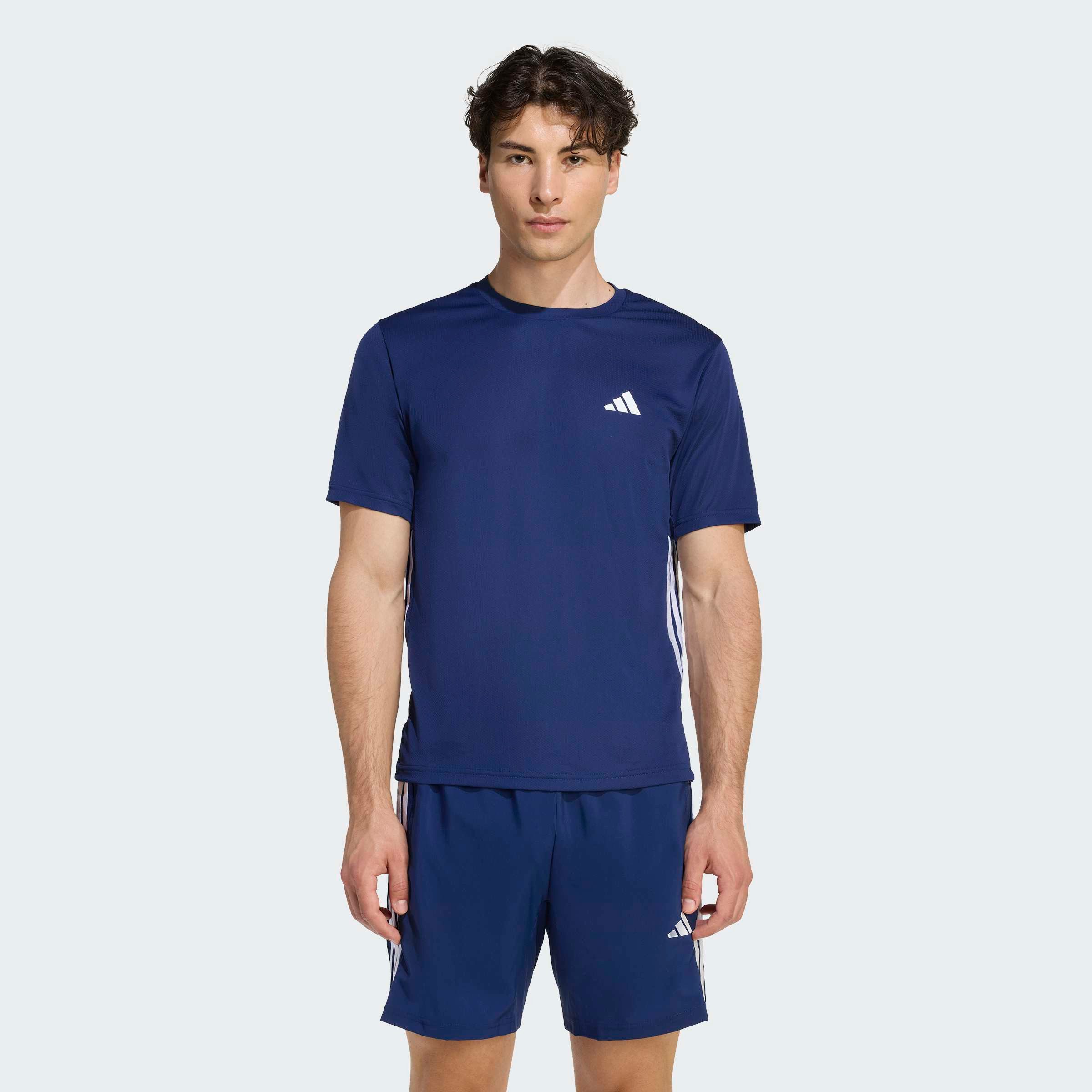 adidas Performance T-Shirt WORKOUT ESSENTIALS BASE 3-STREIFEN günstig online kaufen