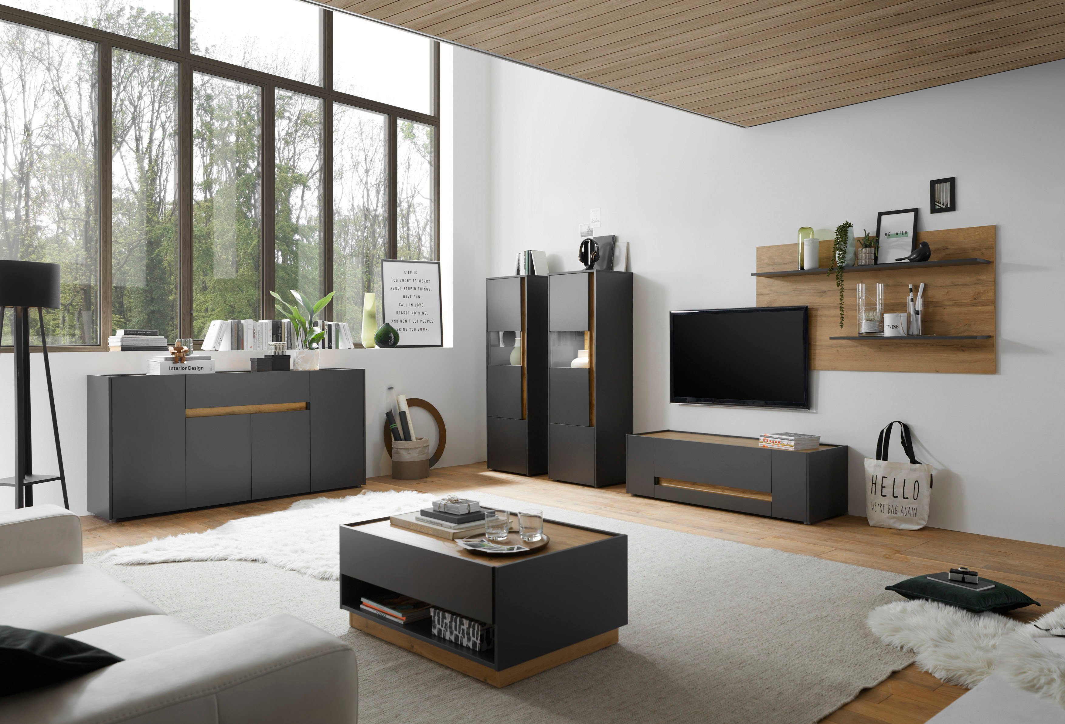 INOSIGN Couchtisch City/Giron, Beistelltisch, Wohnzimmertisch, Sofatisch, Tisch, mit einem praktischen Schubkasten, in mehreren Farben verfügbar