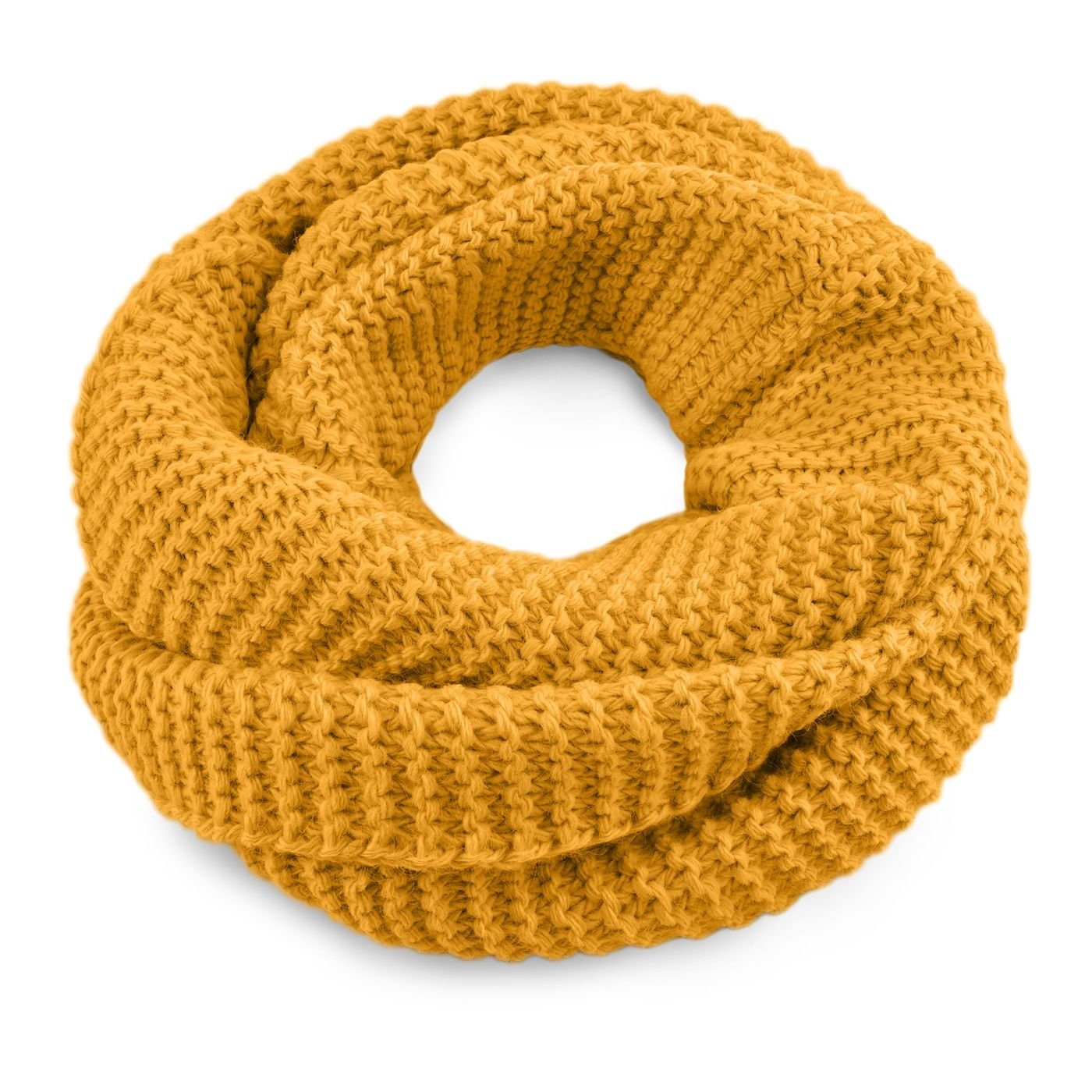 Loop Damen Loopschal Strickschal Schlauchschal Winterschal einfarbig Neverless®