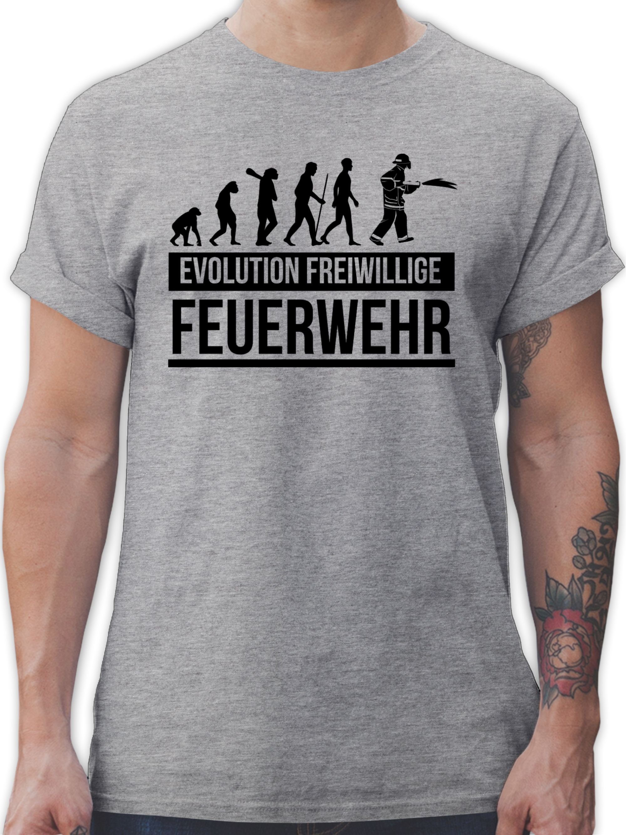 T-Shirt Evolution freiwillige Feuerwehr