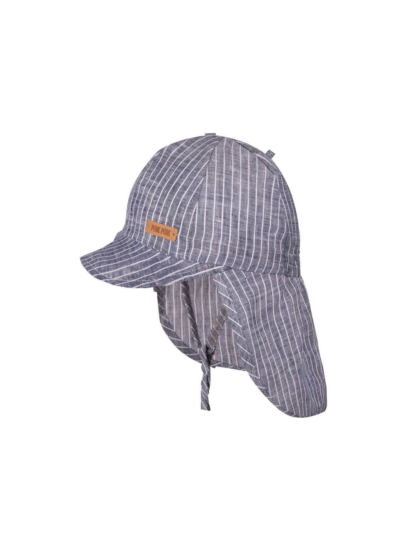 PURE PURE by Bauer Baseball Cap Leinen-Hut mit Nackenschutz Baby