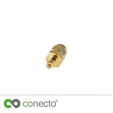 conecto conecto SMA-Adapter, MCX-Kupplung, SMA-Stecker mit Pin auf SMB-Stecker SAT-Kabel