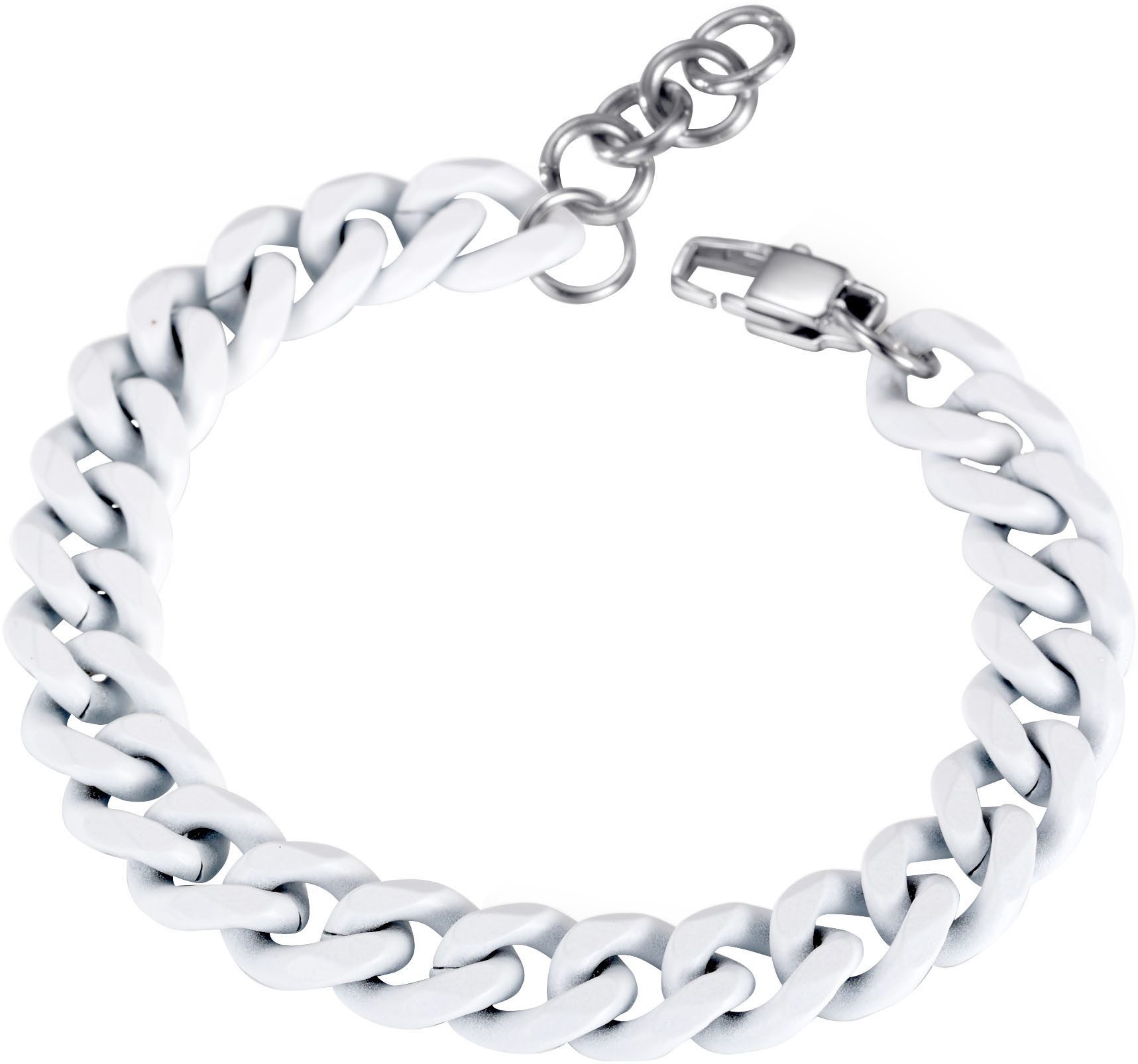 Firetti Armband Schmuck Geschenk Edelstahl Armschmuck Armkette Panzerkette Color