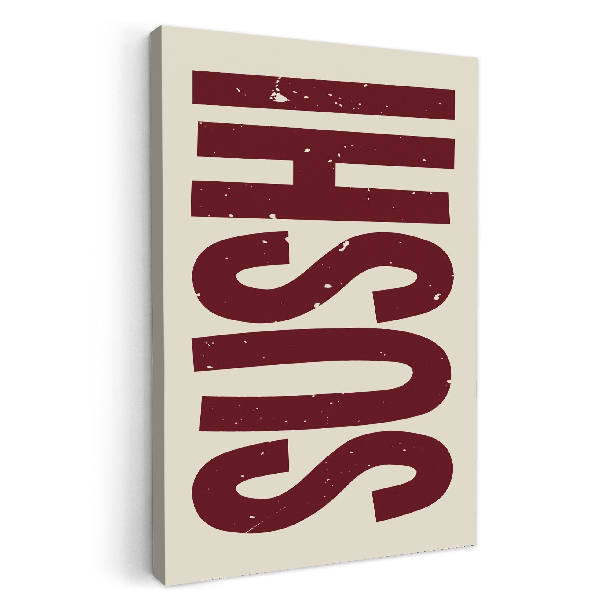 OneMillionCanvasses® Leinwandbild Sushi - Rot - günstig online kaufen