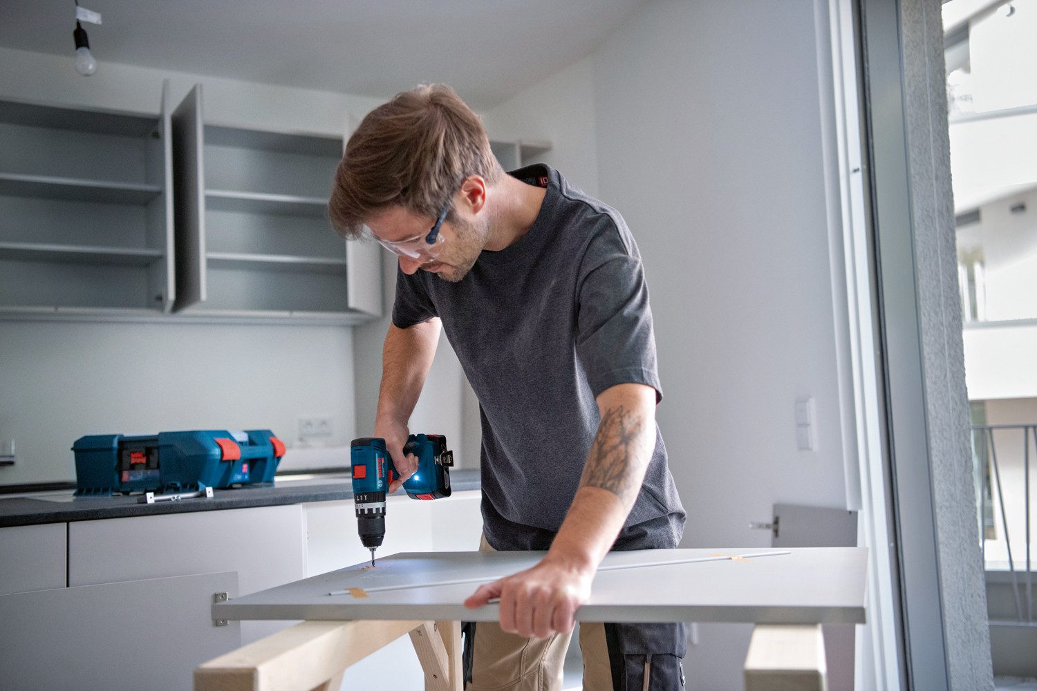 Bosch Professional Akku-Bohrschrauber »GSB 18V-45«, im günstig online kaufen
