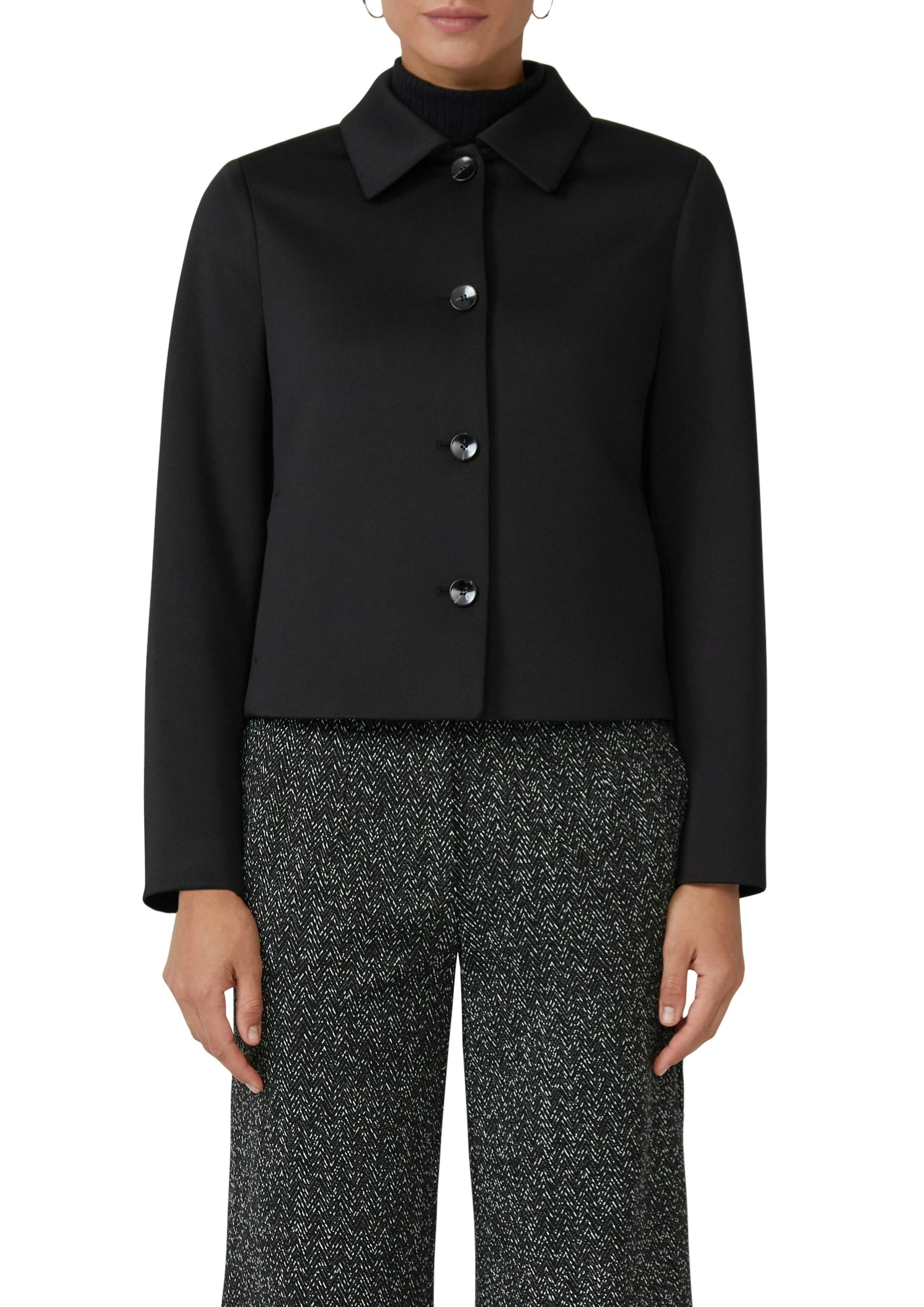 s.Oliver BLACK LABEL Hemdjacke mit Hemdkragen