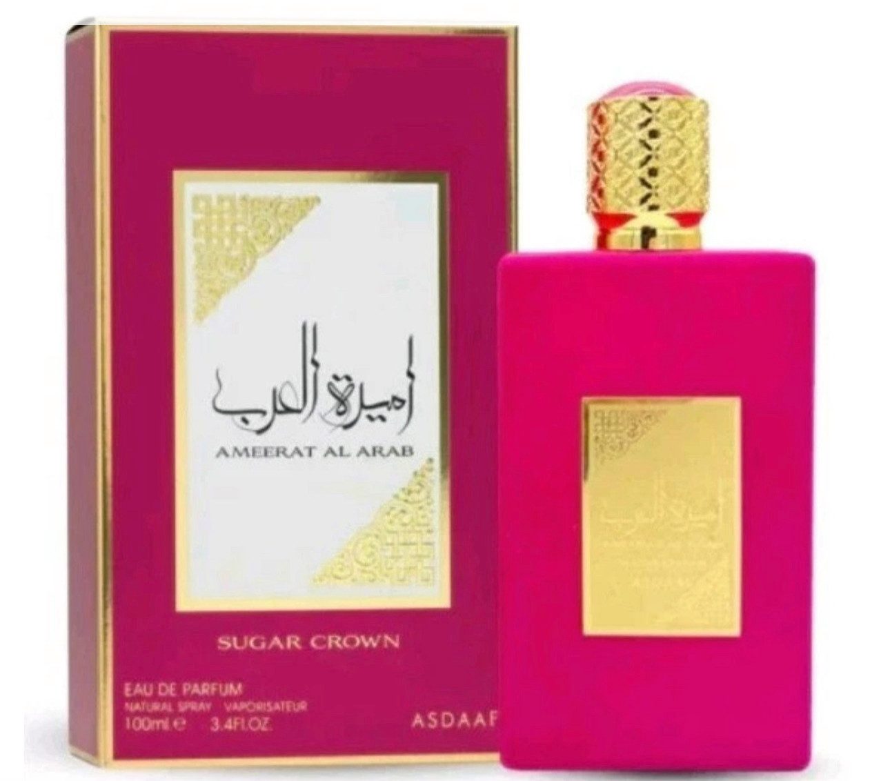 Lattafa Eau de Parfum Asdaaf Lattafa Ameerat Al Arab Sugar Crown, 100ml Damenduft