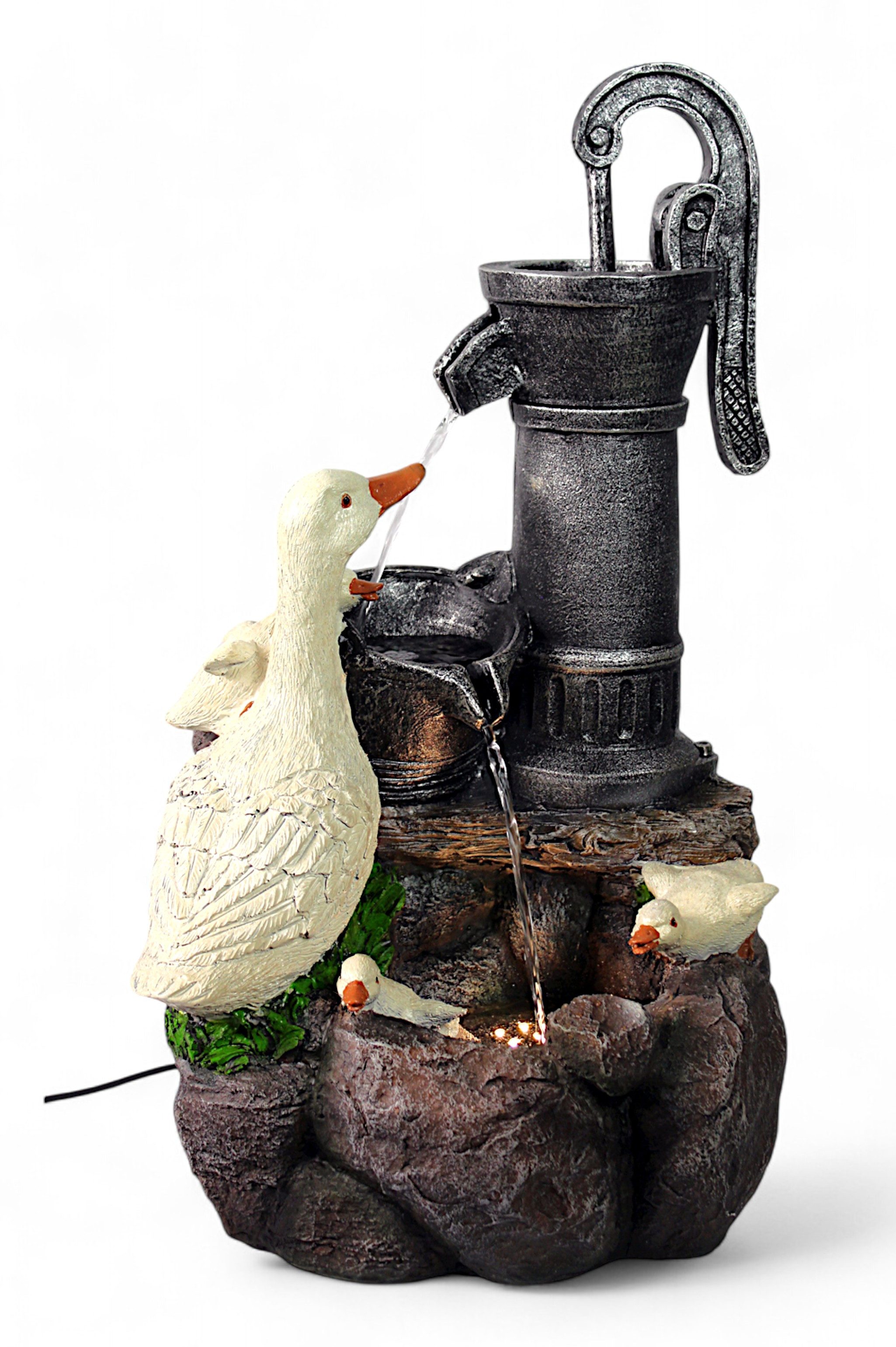 Arnusa Gartenbrunnen Springbrunnen Gänse BK821 mit günstig online kaufen