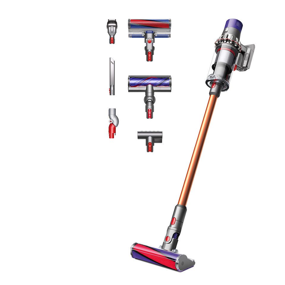 DYSON Akku-Hand-und Stielstaubsauger V10, 545 W, beutellos, Die Saugkraft eines kabelgebundenen Staubsaugers.
