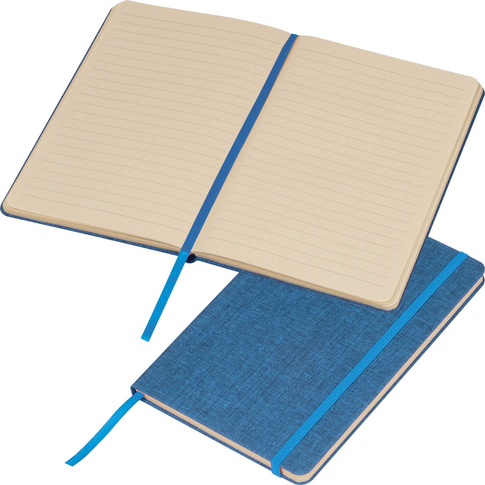 Notizbuch Notizbuch / mit gewebtem Einband / DIN A5 / 160 Seiten liniert / Farbe