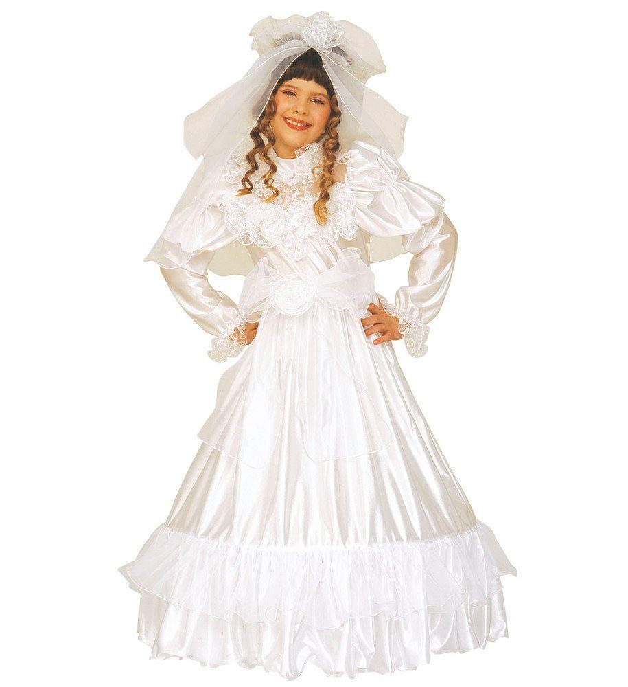 Widmann S.r.l. Prinzessin-Kostüm »Braut Michelle Kostüm für Mädchen -  Brautkleid und Schleier Prinzessin Königin Märchen Fasching« online kaufen  | OTTO