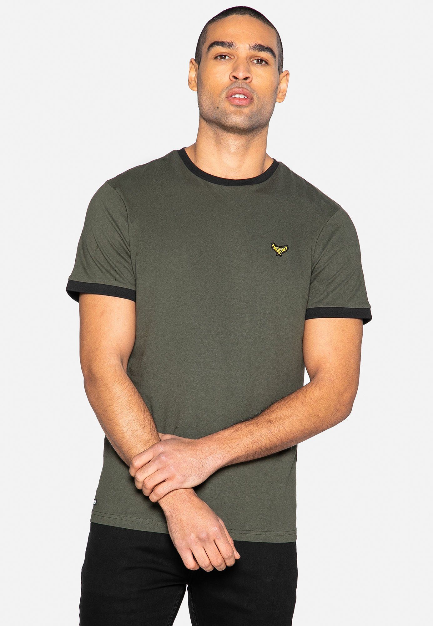 Threadbare T-Shirt Christopher Khaki