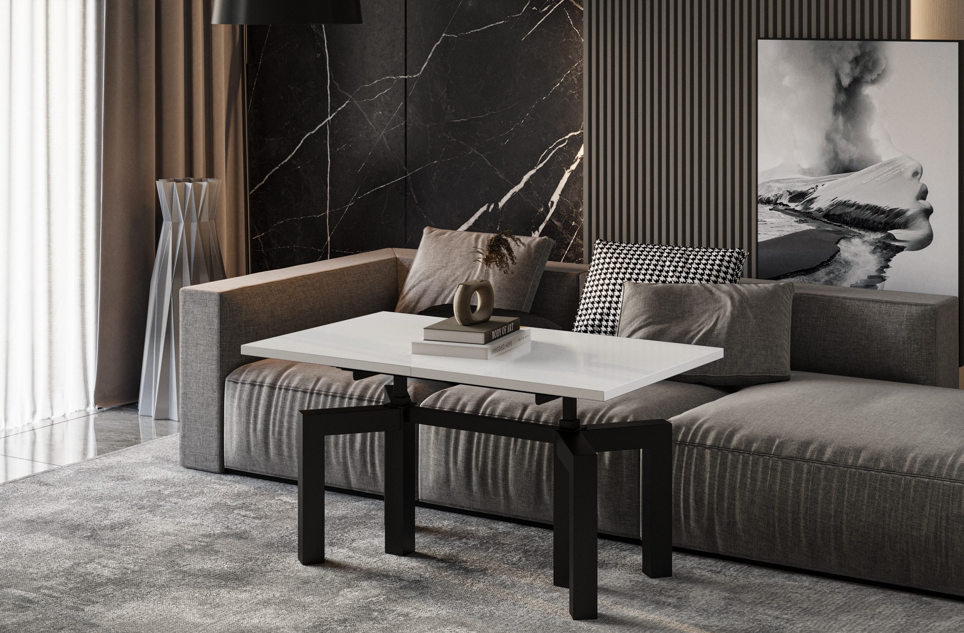 Endo-Moebel Couchtisch Oliana - ausziehbar 110-170cm günstig online kaufen