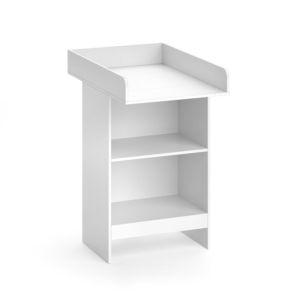 Vicco wrap chest of drawers Leo, white, 60 x 103 cm