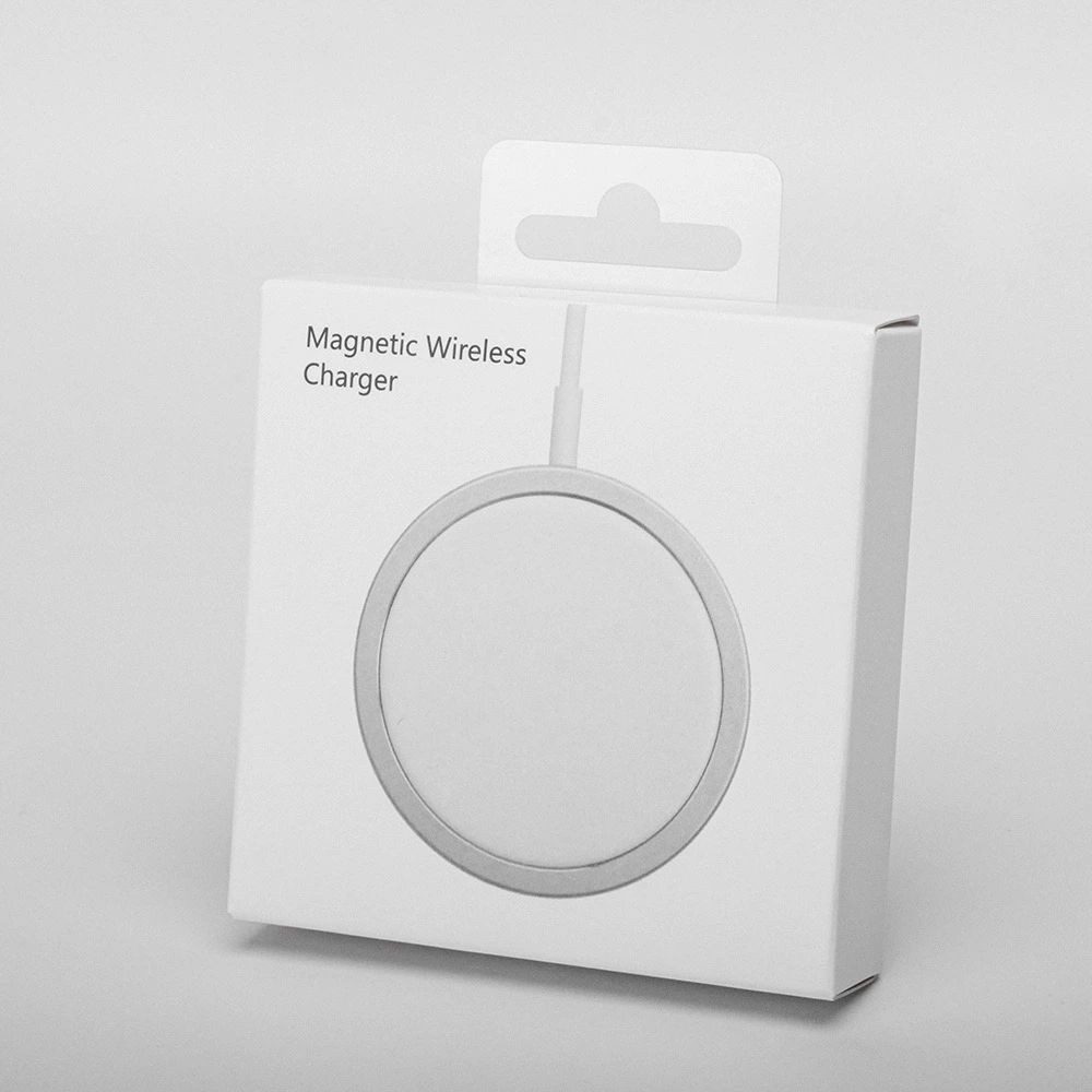 Kevin Frotscher (FroShop) MagSafe kompatibel Wireless Charger für Apple iPhone 12 13 14 15 magnetisches Ladekabel, Pro Plus Pro Max kabelloses Ladegerät Magnetisch Induktiv USB-C 15W