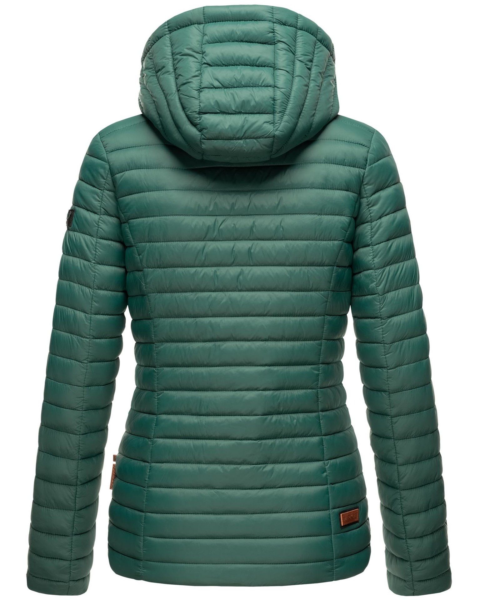 Marikoo Steppjacke Marikoo Asraa Damen Steppjacke B857 Übergangsjacke mit kontrastfarbendem Reißverschluss