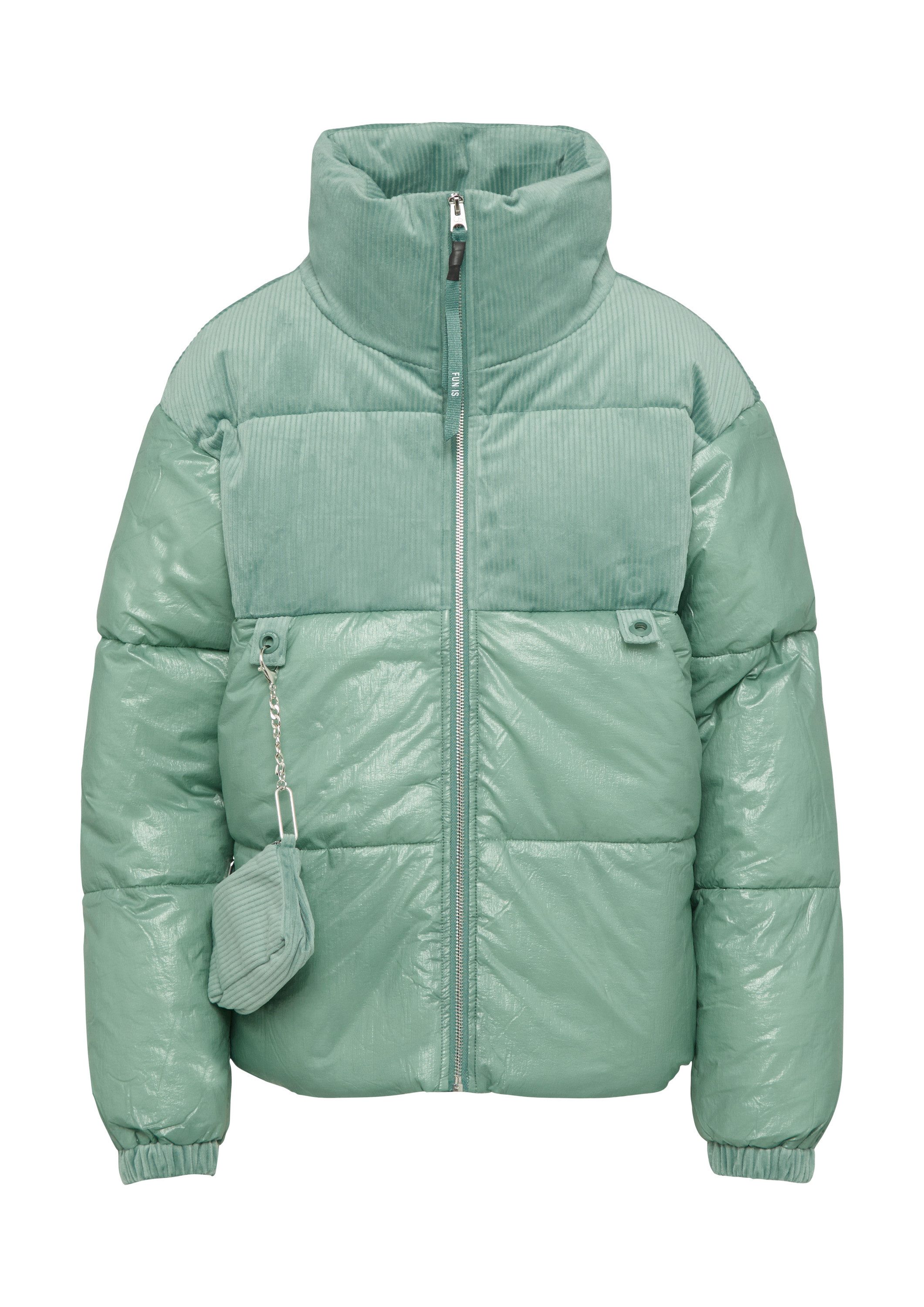 QS Winterjacke Outdoor-Jacke Steppjacke im Fabricmix günstig online kaufen