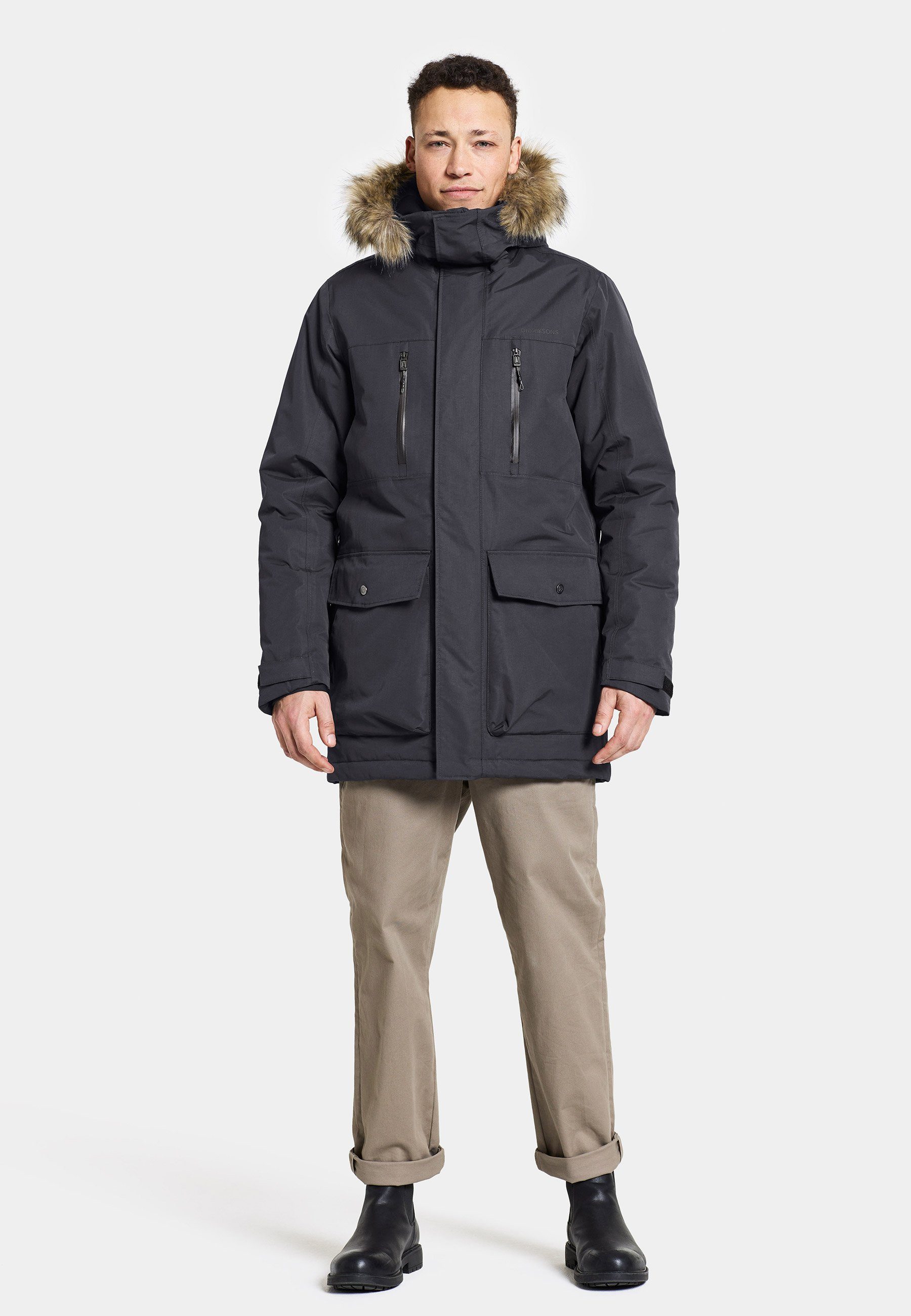 Didriksons Funktionsparka MARCO USX Blue Dark Grey PARKA 3