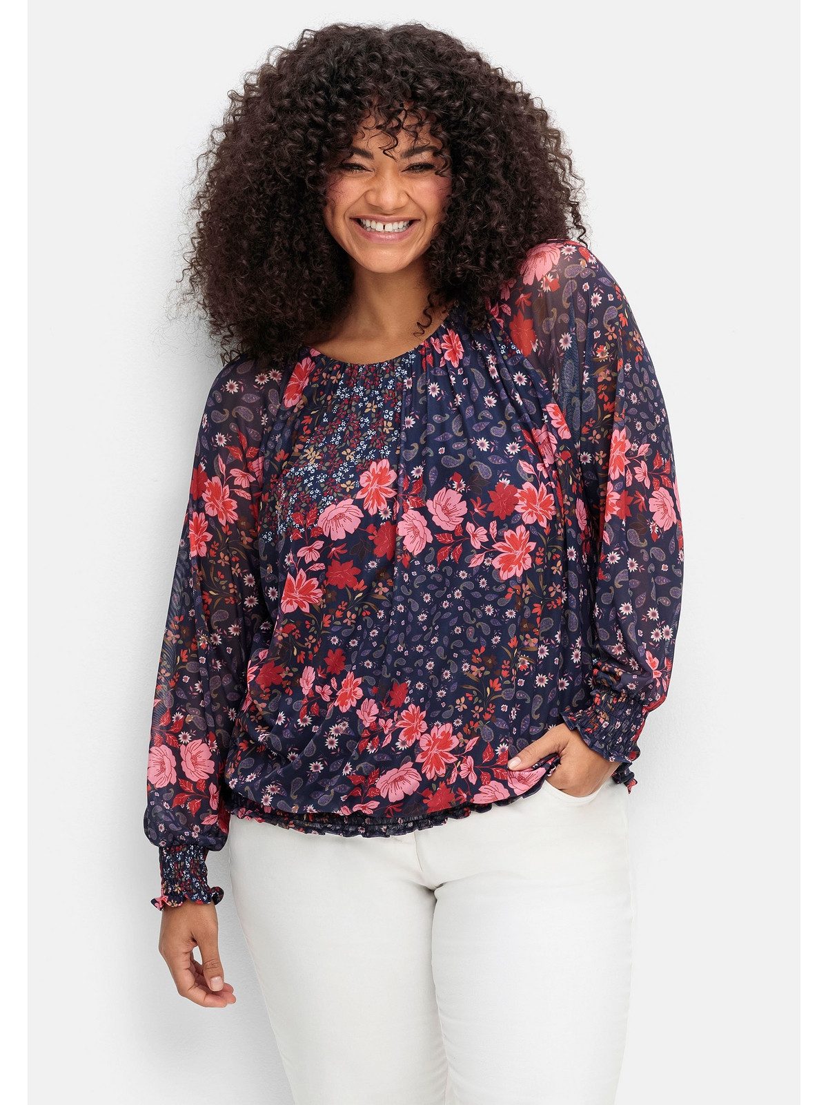 sheego by Joe Browns Langarmshirt Große günstig online kaufen