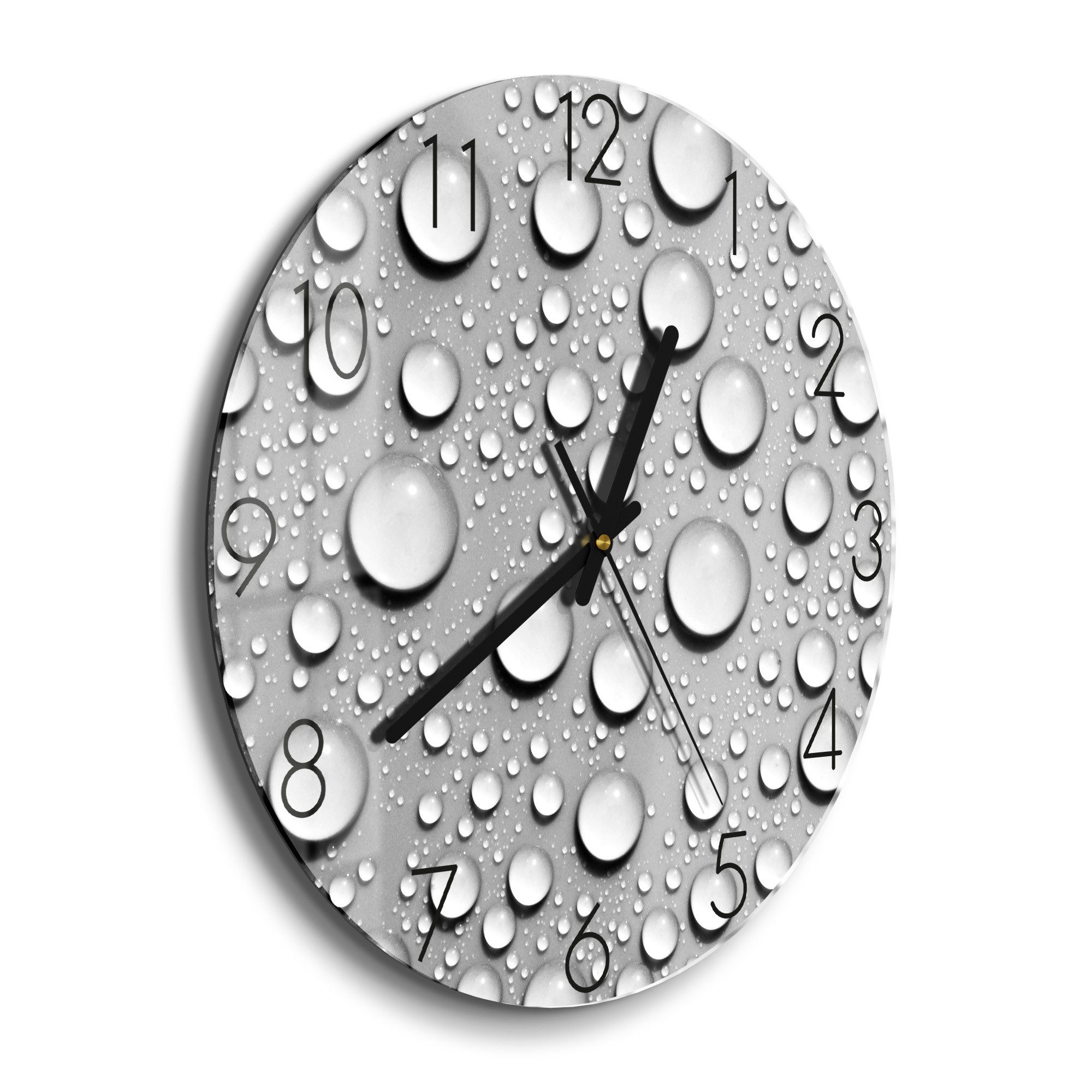 DEQORI Wanduhr 'Tanz der Wasserperlen' (Glas günstig online kaufen