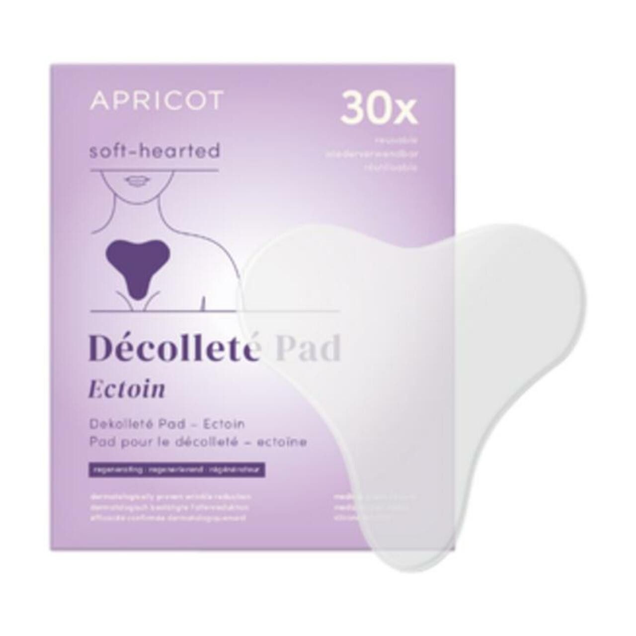 APRICOT Beauty Gesichtspflege Décolleté Pad Ectoin „soft-hearted“, vegan