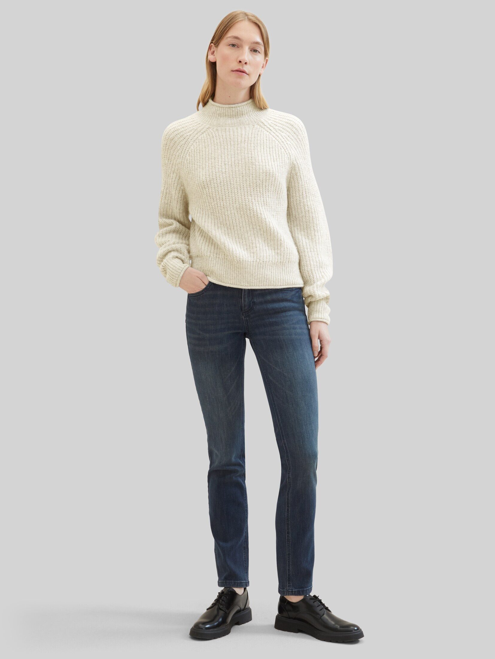 TOM TAILOR Straight-Jeans Jeanshosen TTALEXA STRAIGHT Jeans – Bild 2 von 5