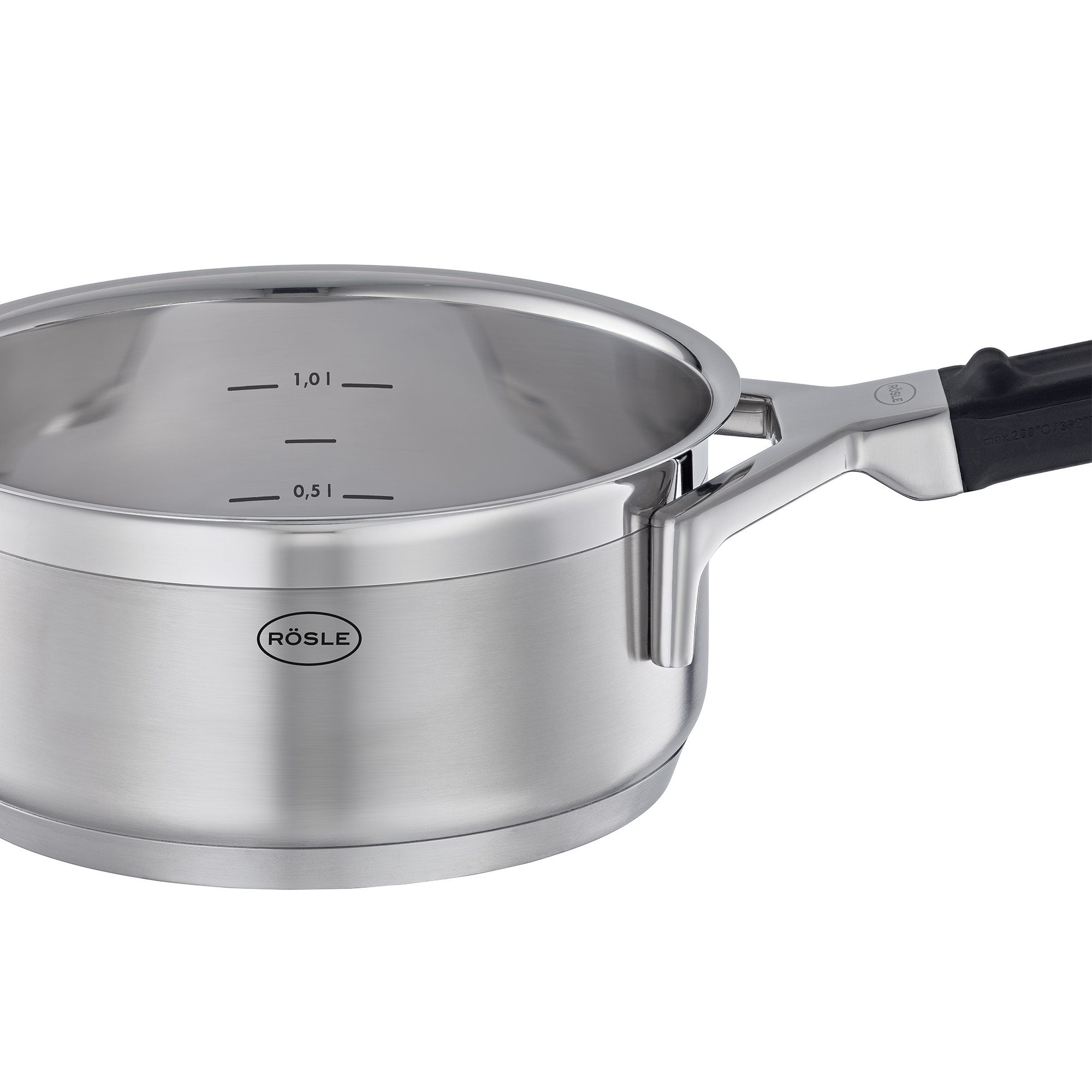 RÖSLE Kochtopf RÖSLE Stielkasserolle Silence PRO Stieltopf 16 cm 910960 – Bild 2 von 4