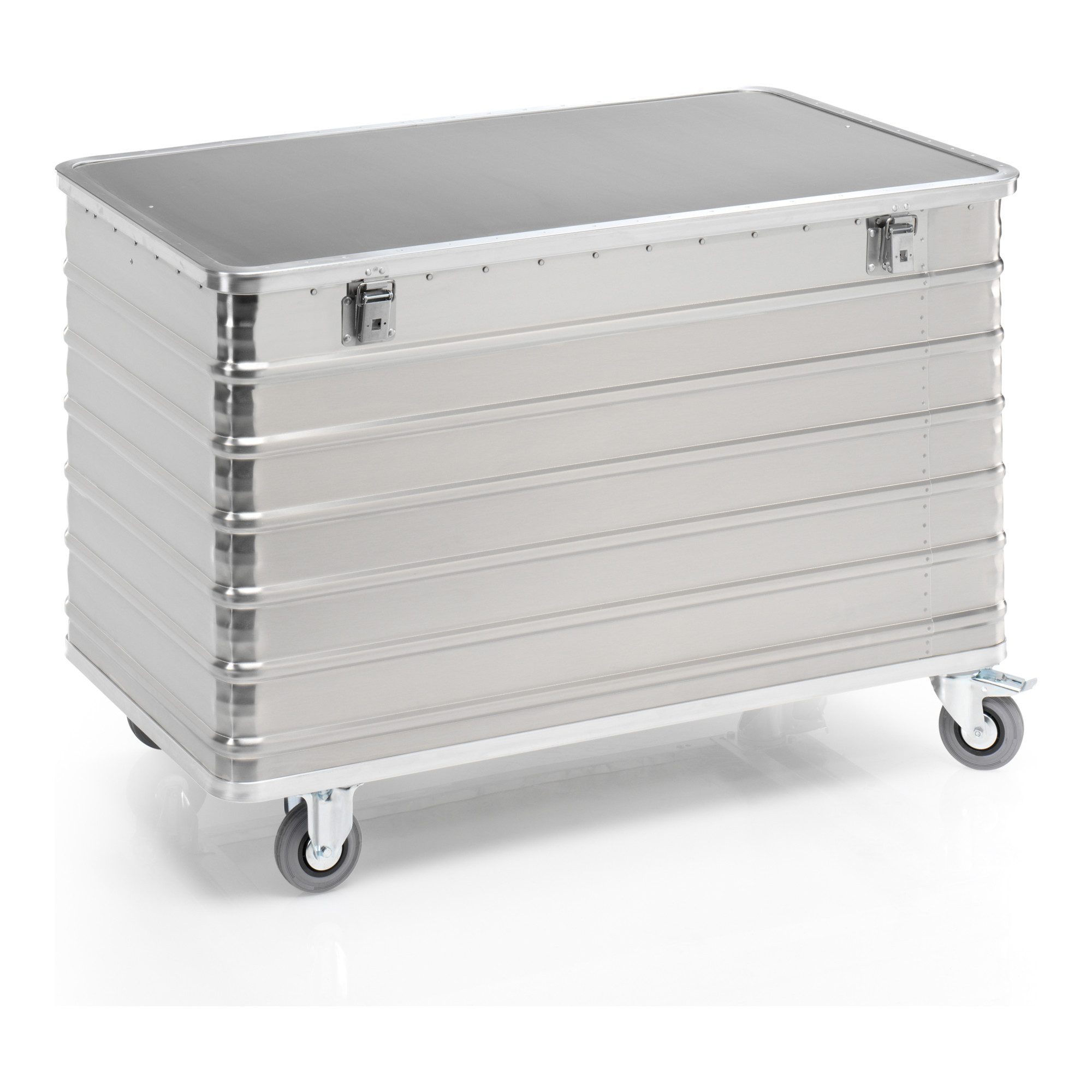 Gmöhling Transportwagen Gmöhling Kastenwagen mit Deckel D 3008 Volumen 560l Aluminium