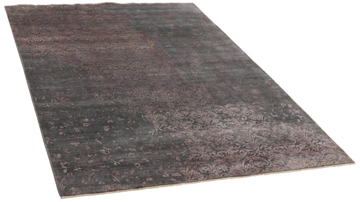 Moderner Handgeknüpfter mm Nain Sindhi rechteckig, Designteppich, Trading, / Orientteppich Orientteppich 252x349 12 Höhe: