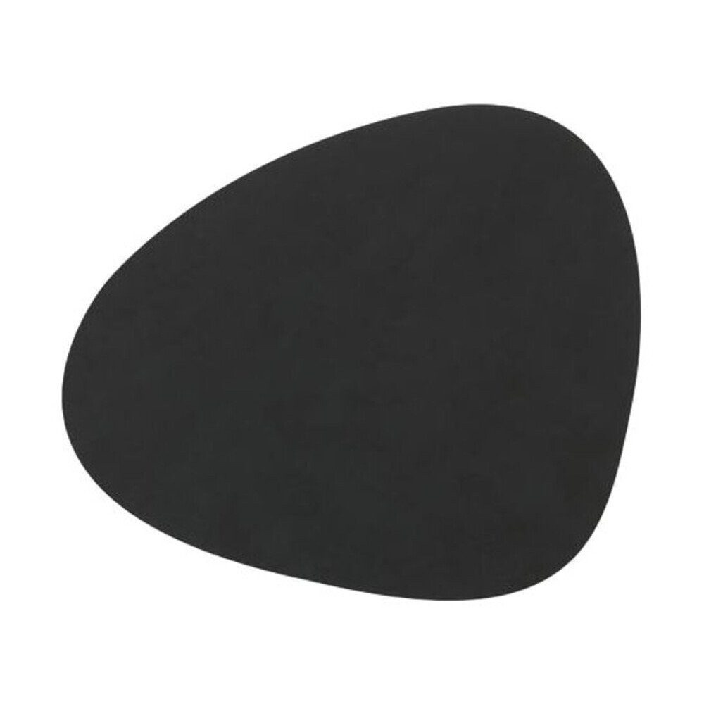 LIND DNA Platzteller Tischset L 37x44 cm Curve Nupo black, 1-tlg., Tischset, 37,00cm, Naturkautschuk, black